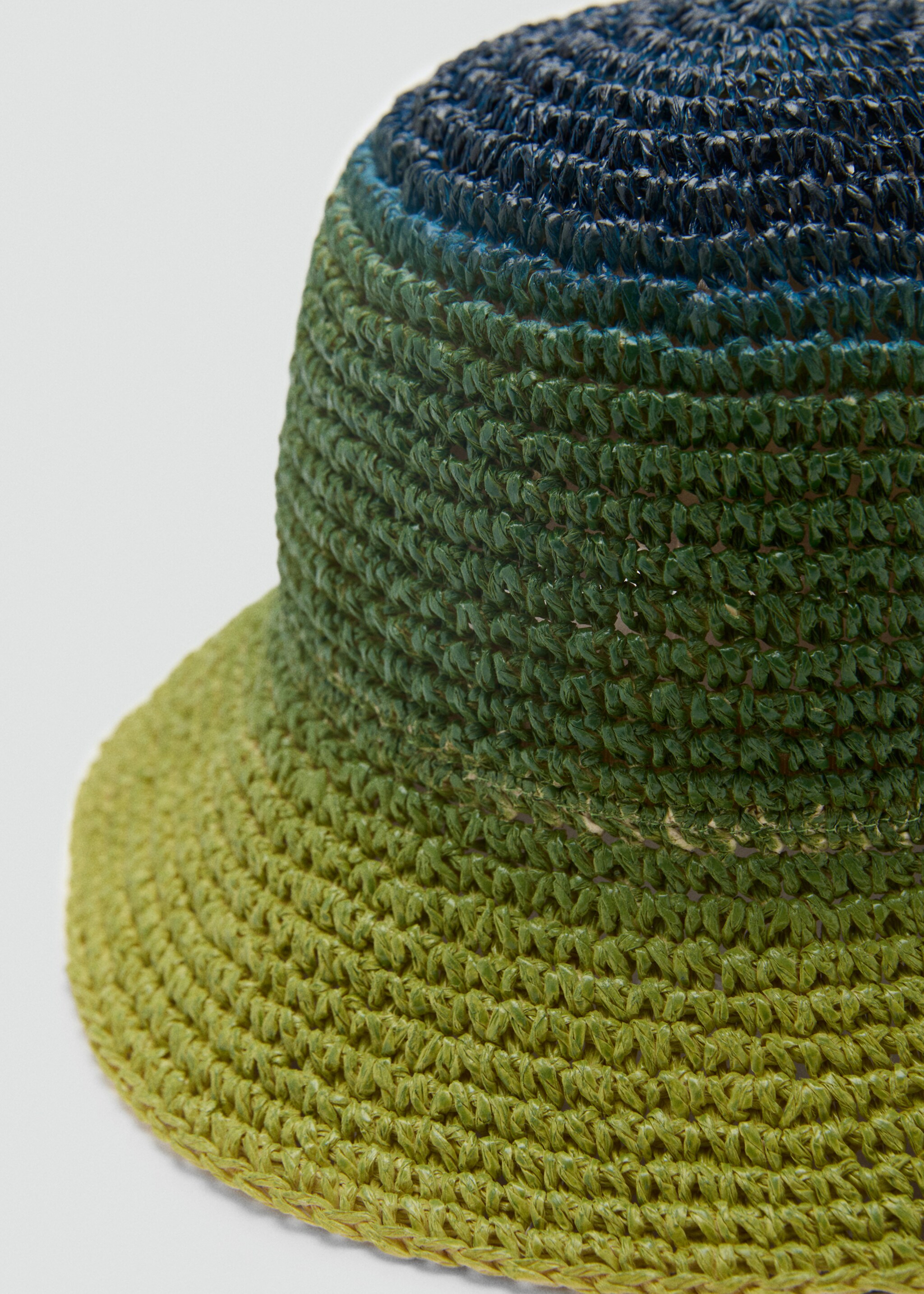 Sombrero fibra natural degradado - Plano medio
