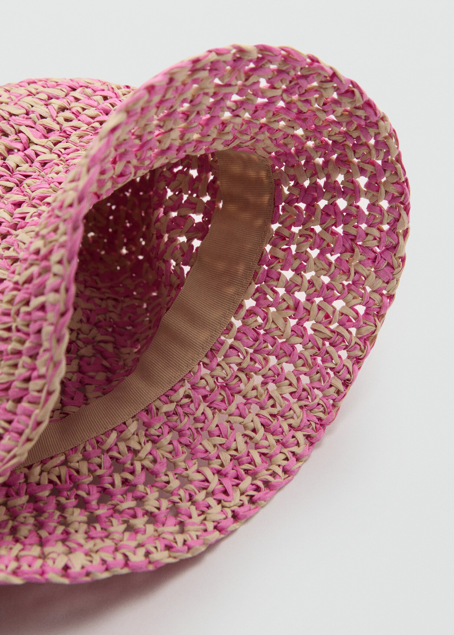 Raffia hat - Medium plane