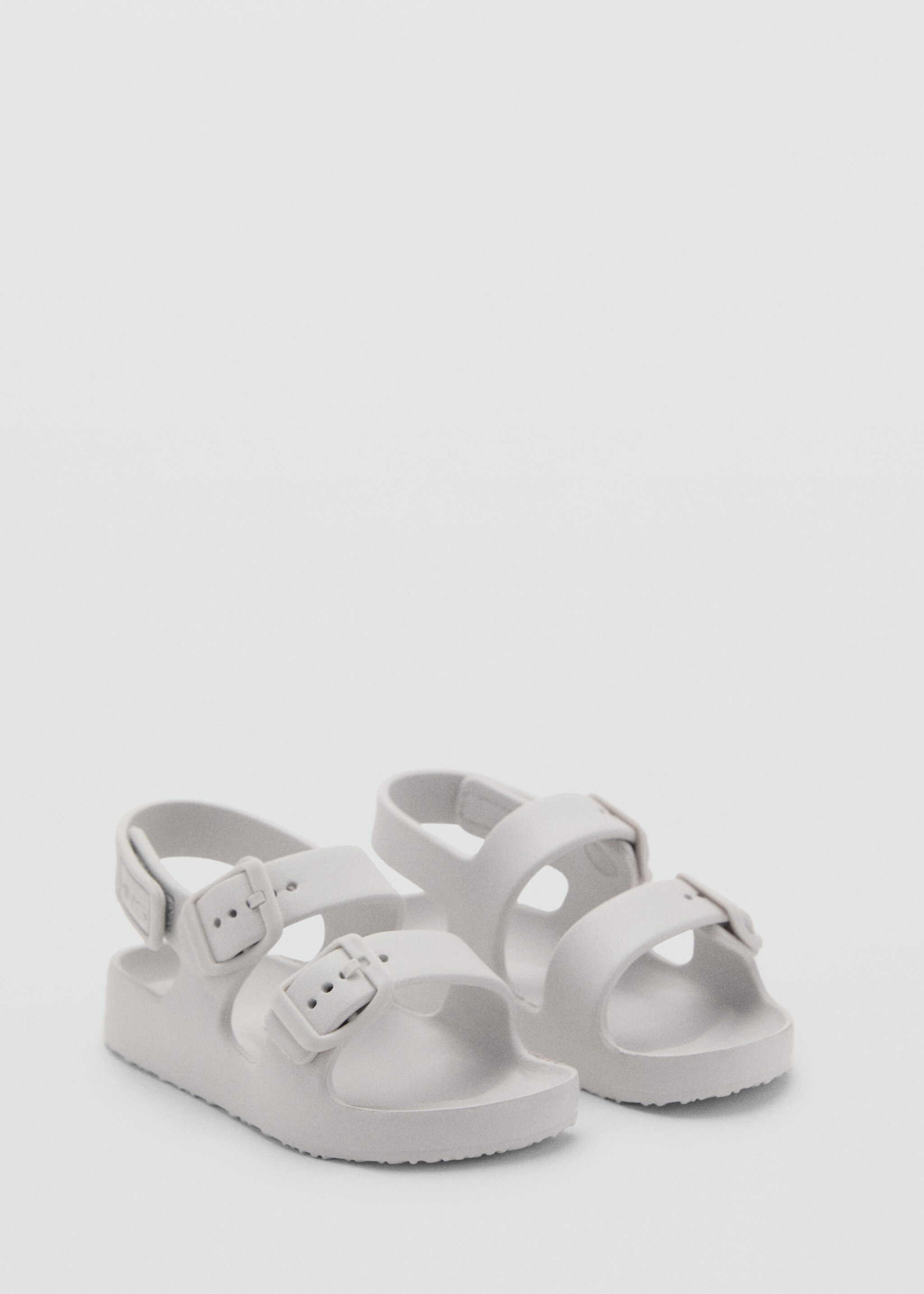 Flip-flops with buckle straps - Medium plane