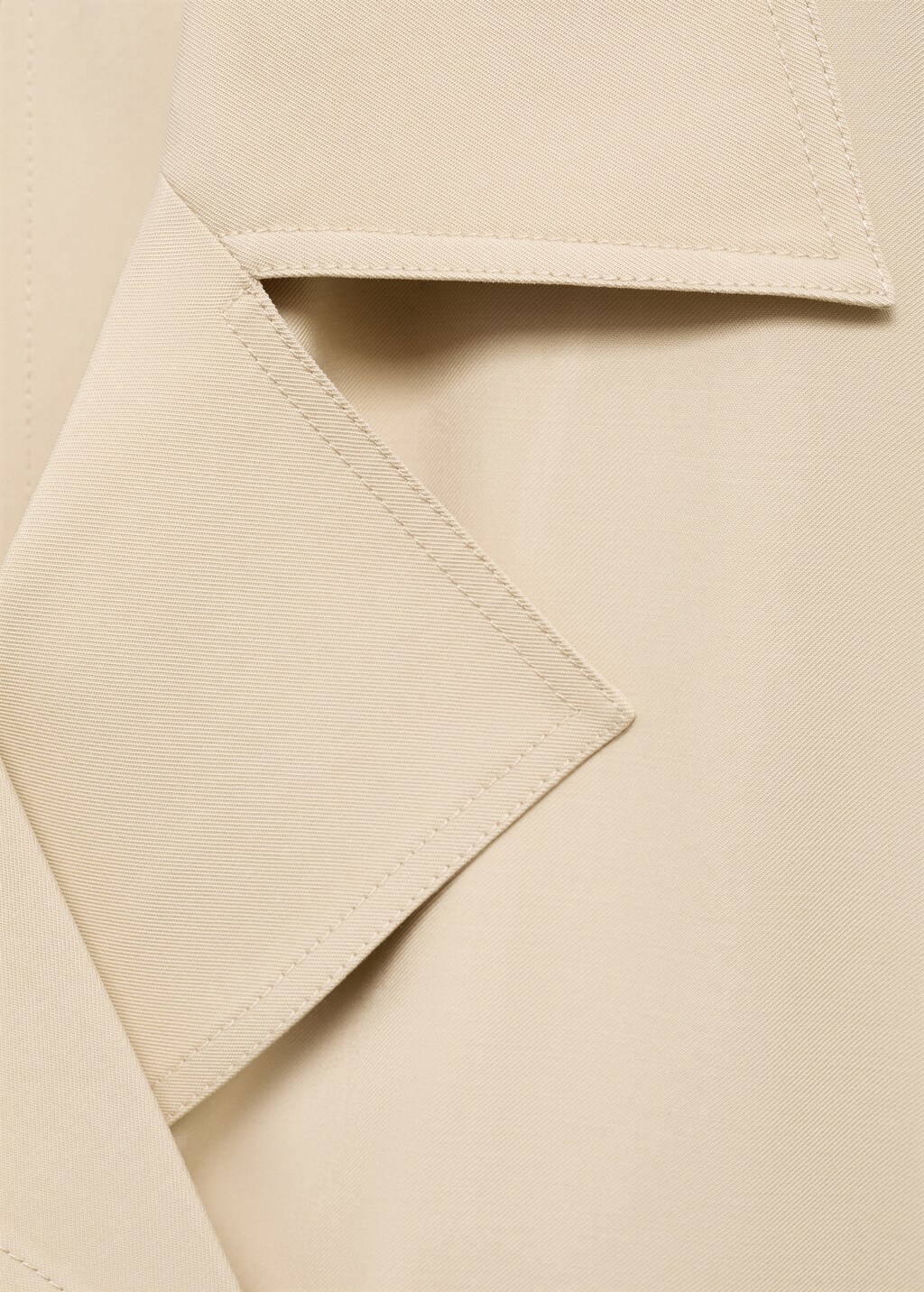 Double-breasted cropped trench coat - Women | MANGO USA