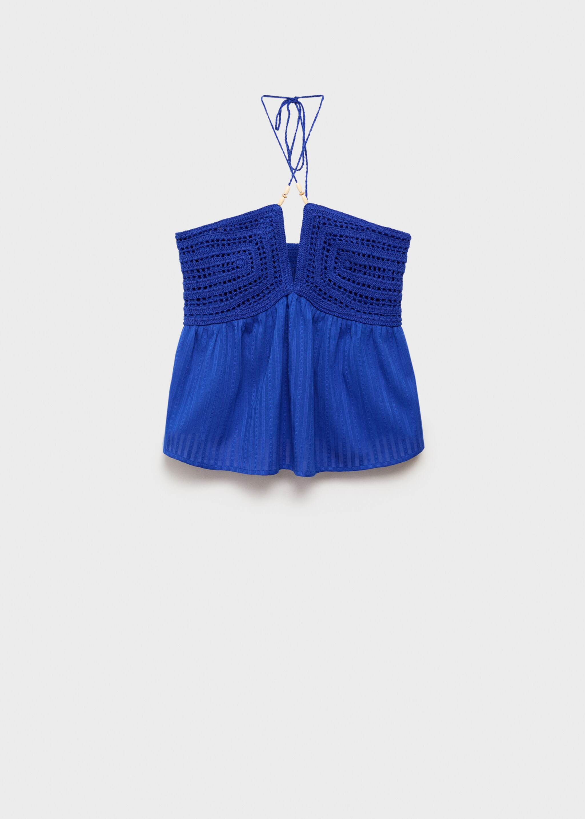 Crochet beaded top - Article without model