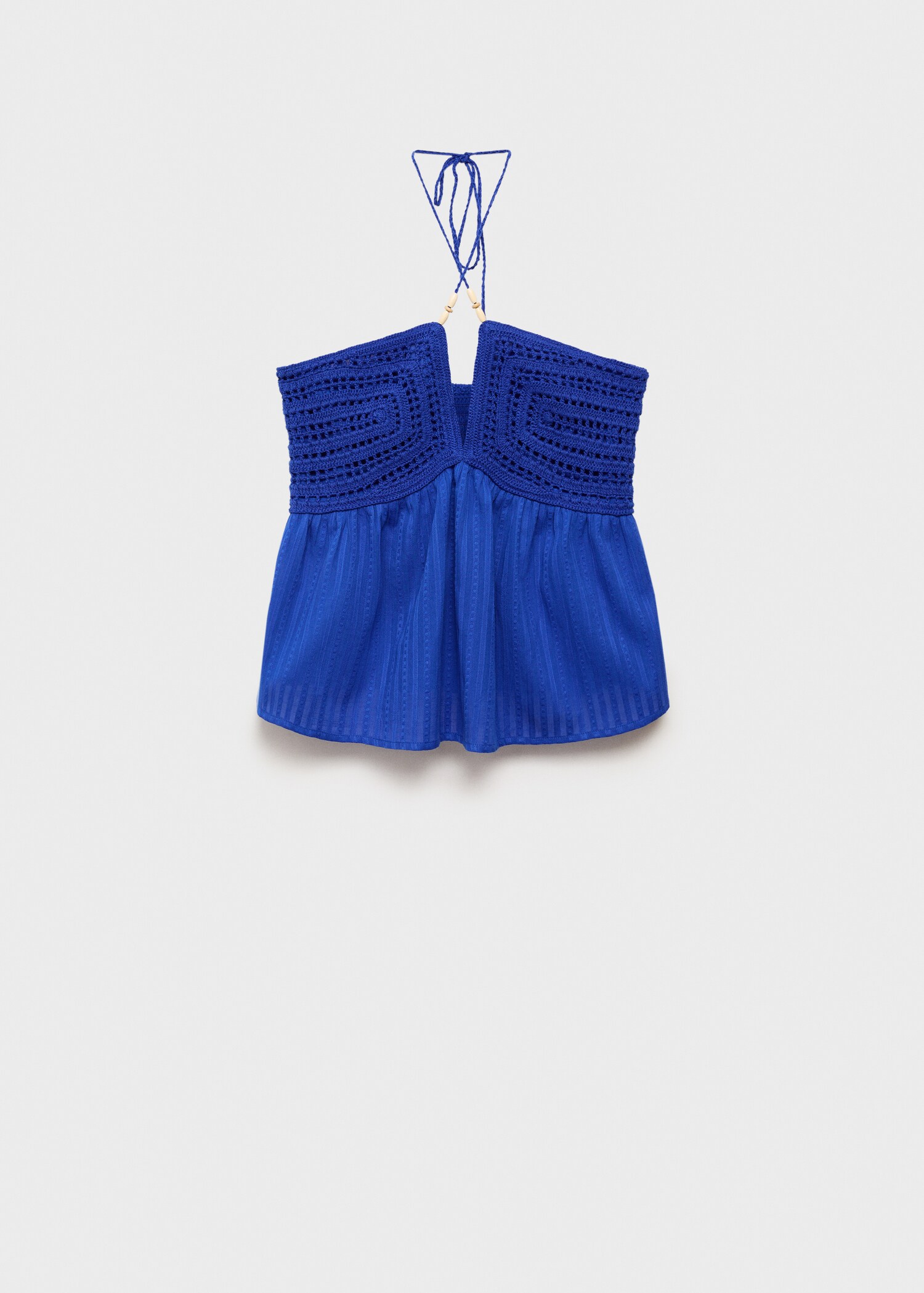 Crochet beaded top - Article without model