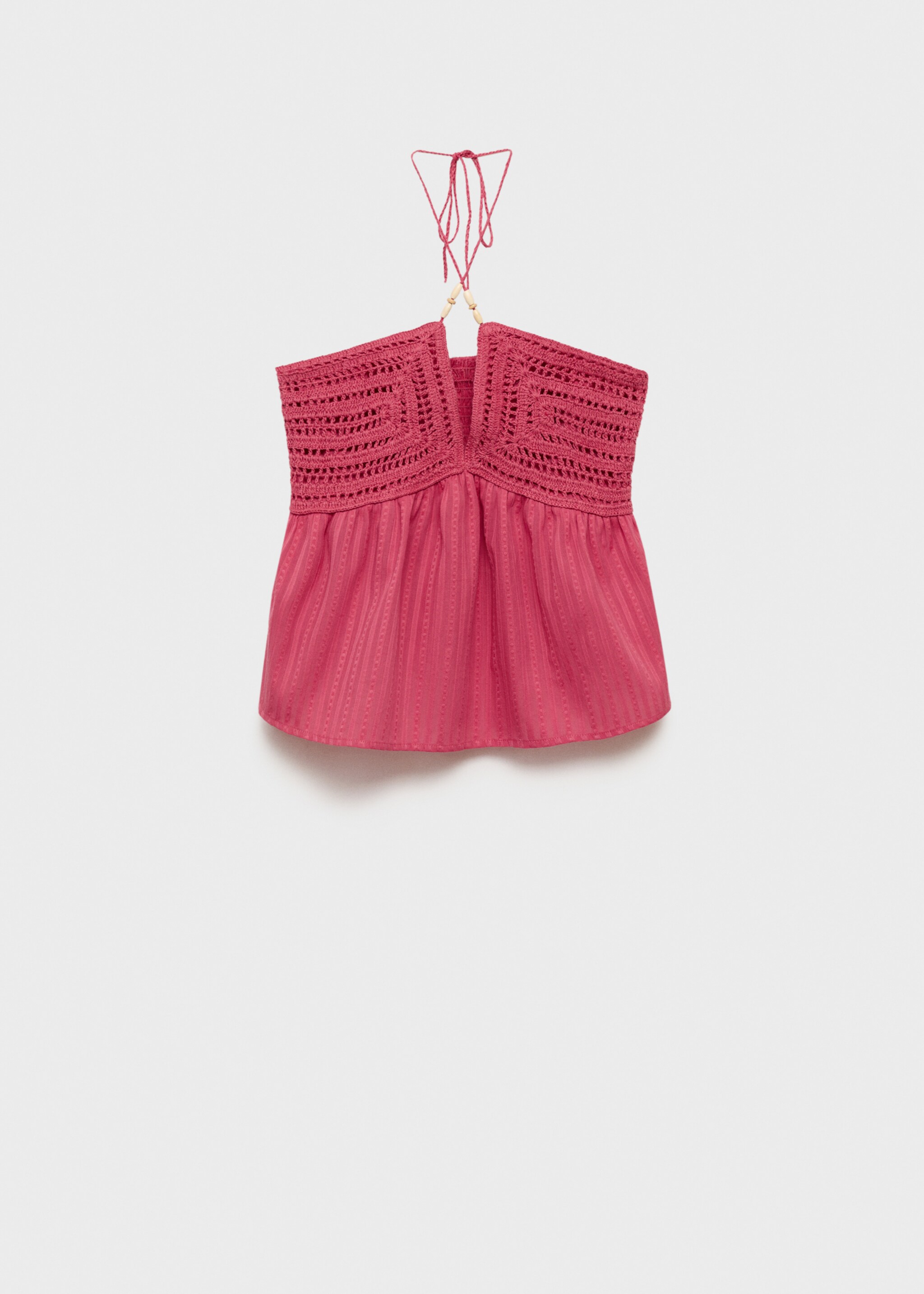 Crochet beaded top - Article without model