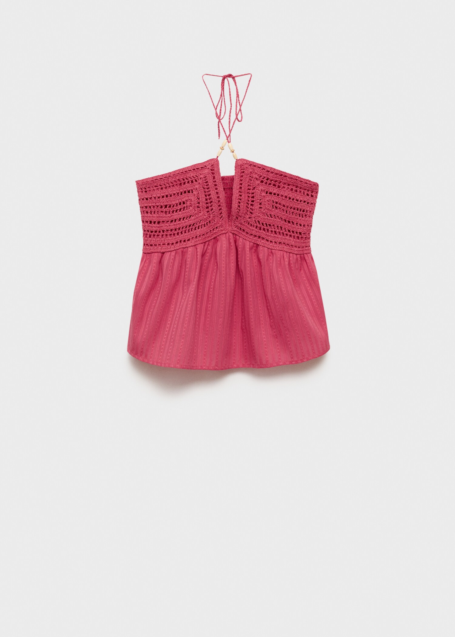 Crochet beaded top - Article without model