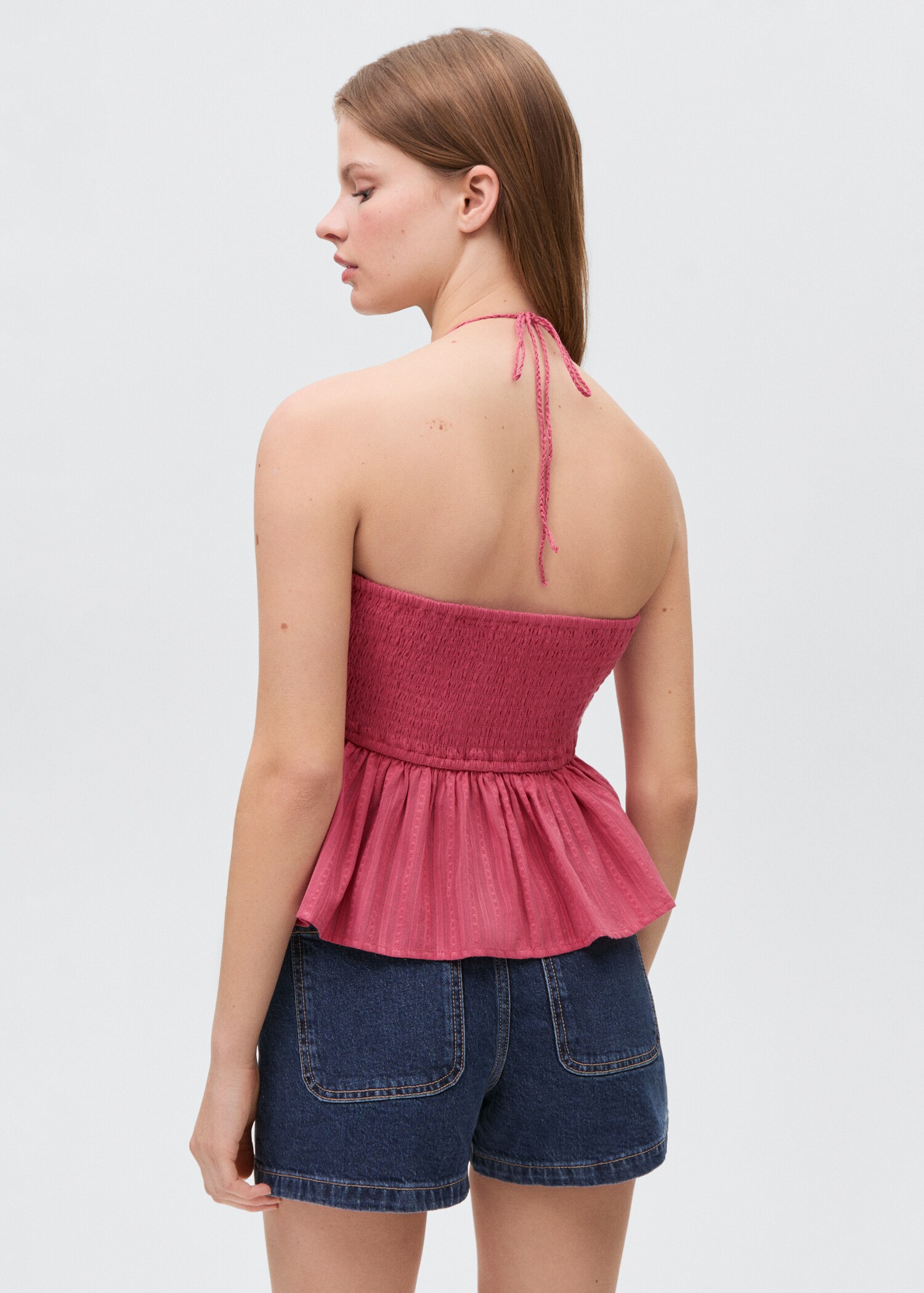 Crochet beaded top - Reverse of the article