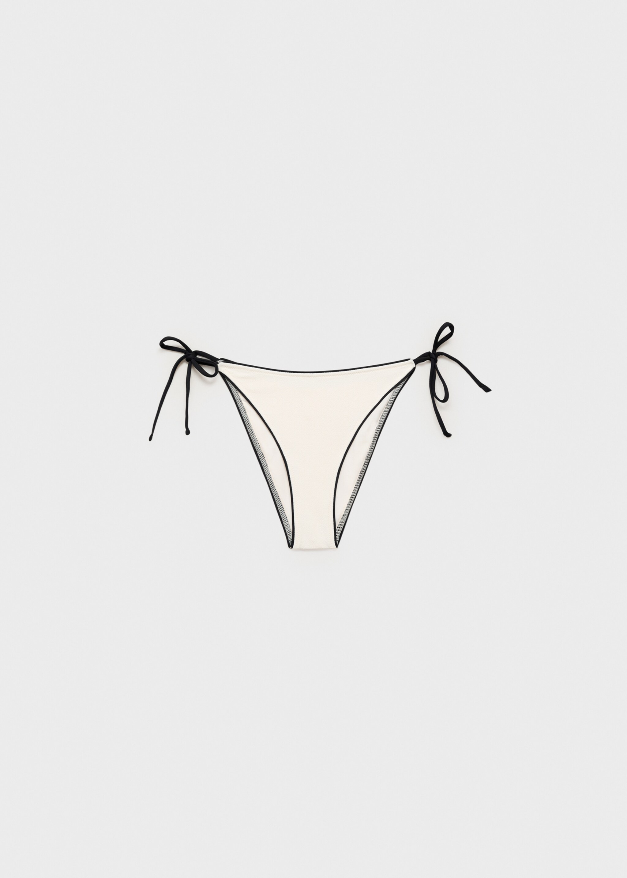 Bikini bottom with contrasting trims - Article without model