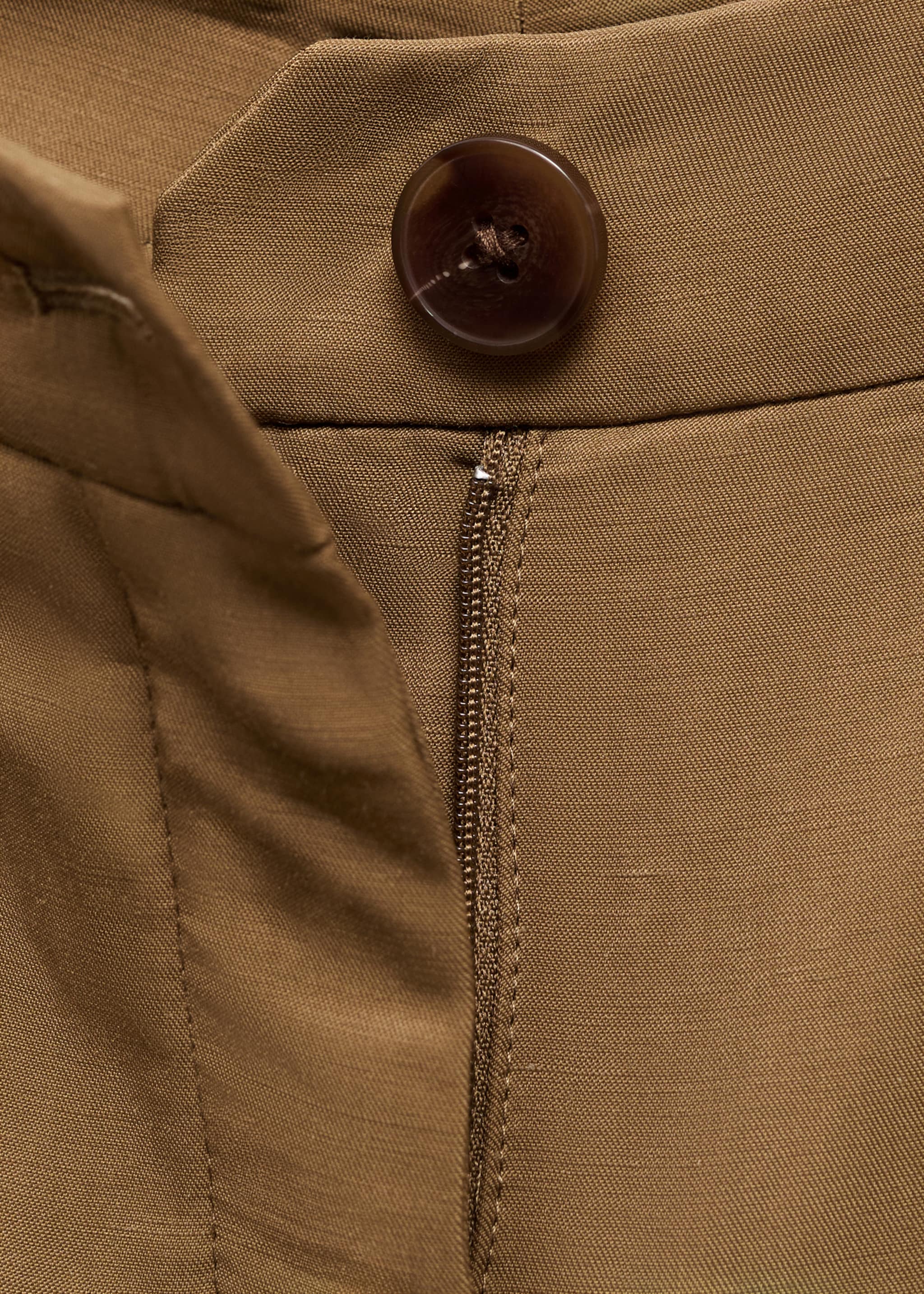Linen-blend pleated trousers - Details of the article 8