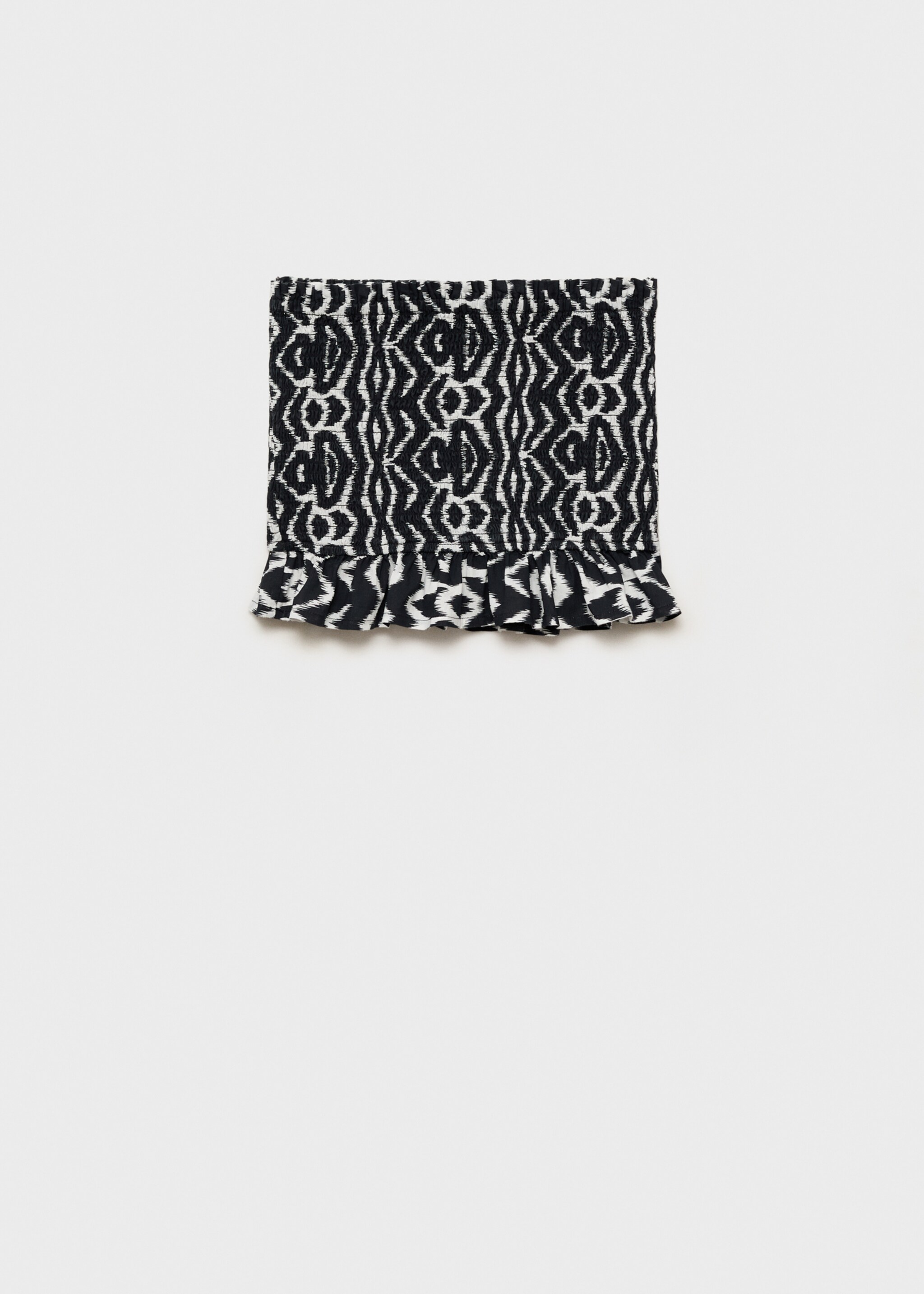 Strapless top with ruffles - Article without model