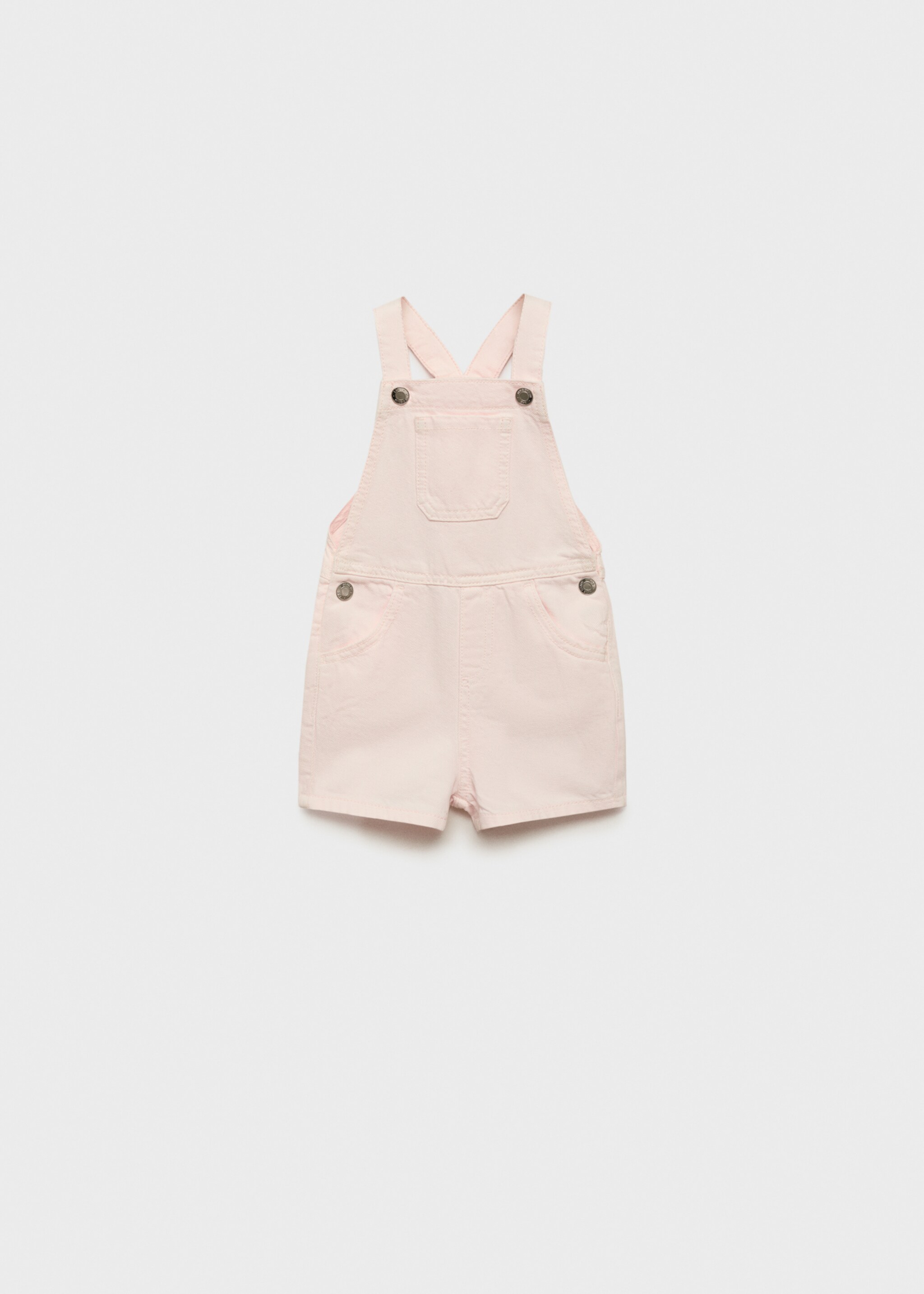 Short denim dungarees - Article without model