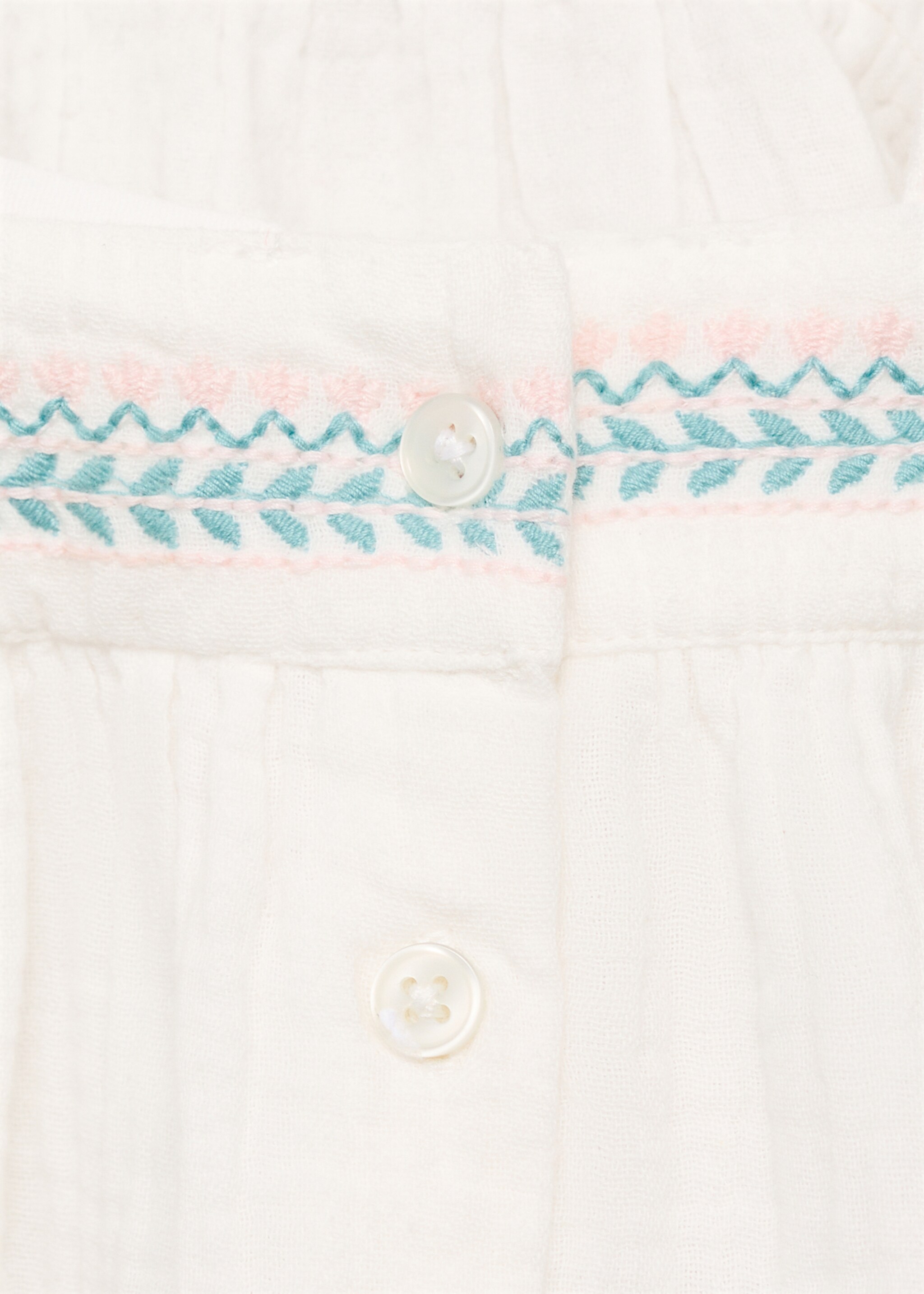 Bambula embroidered blouse - Details of the article 0