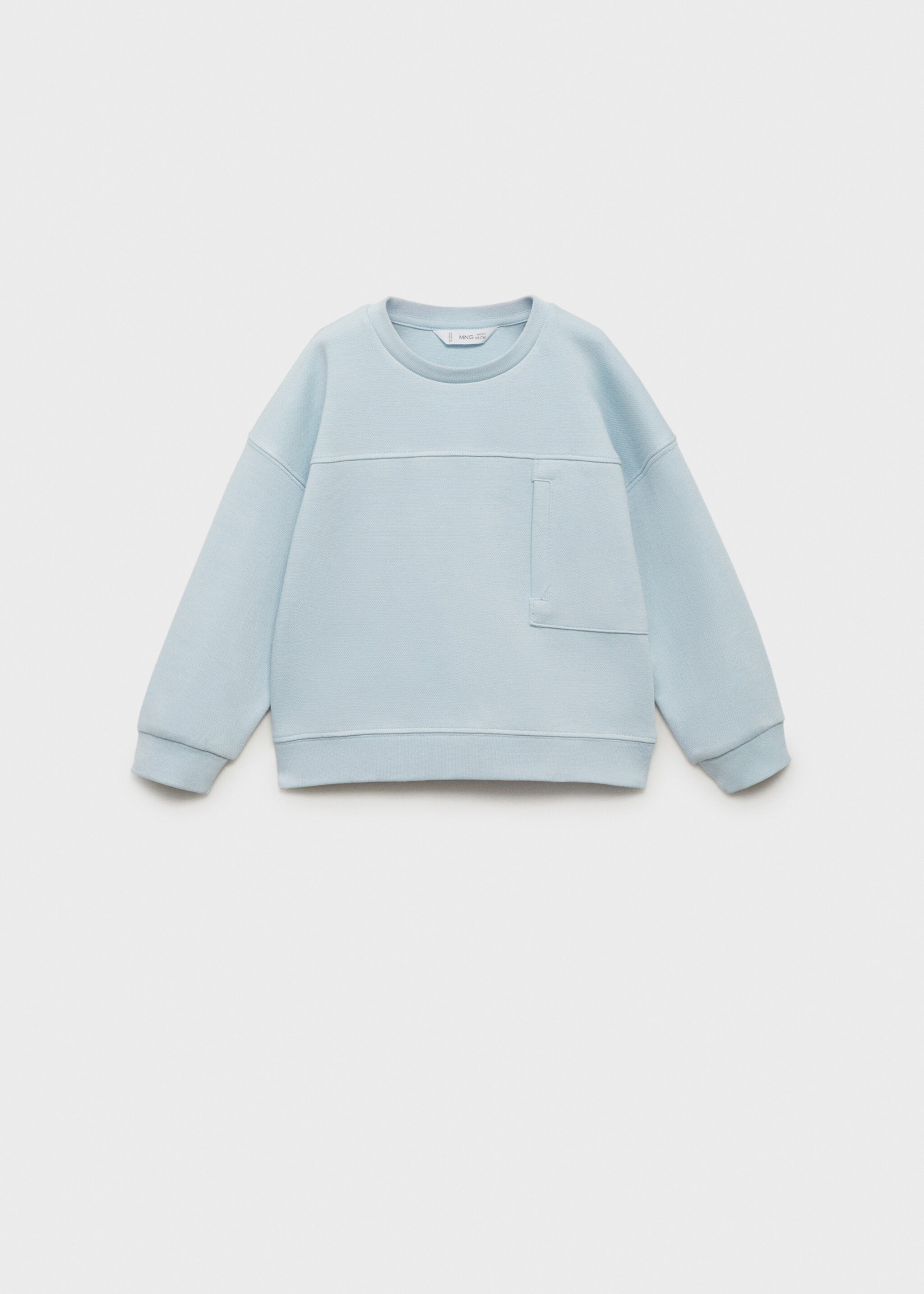 Pocket cotton sweatshirt - Article without model