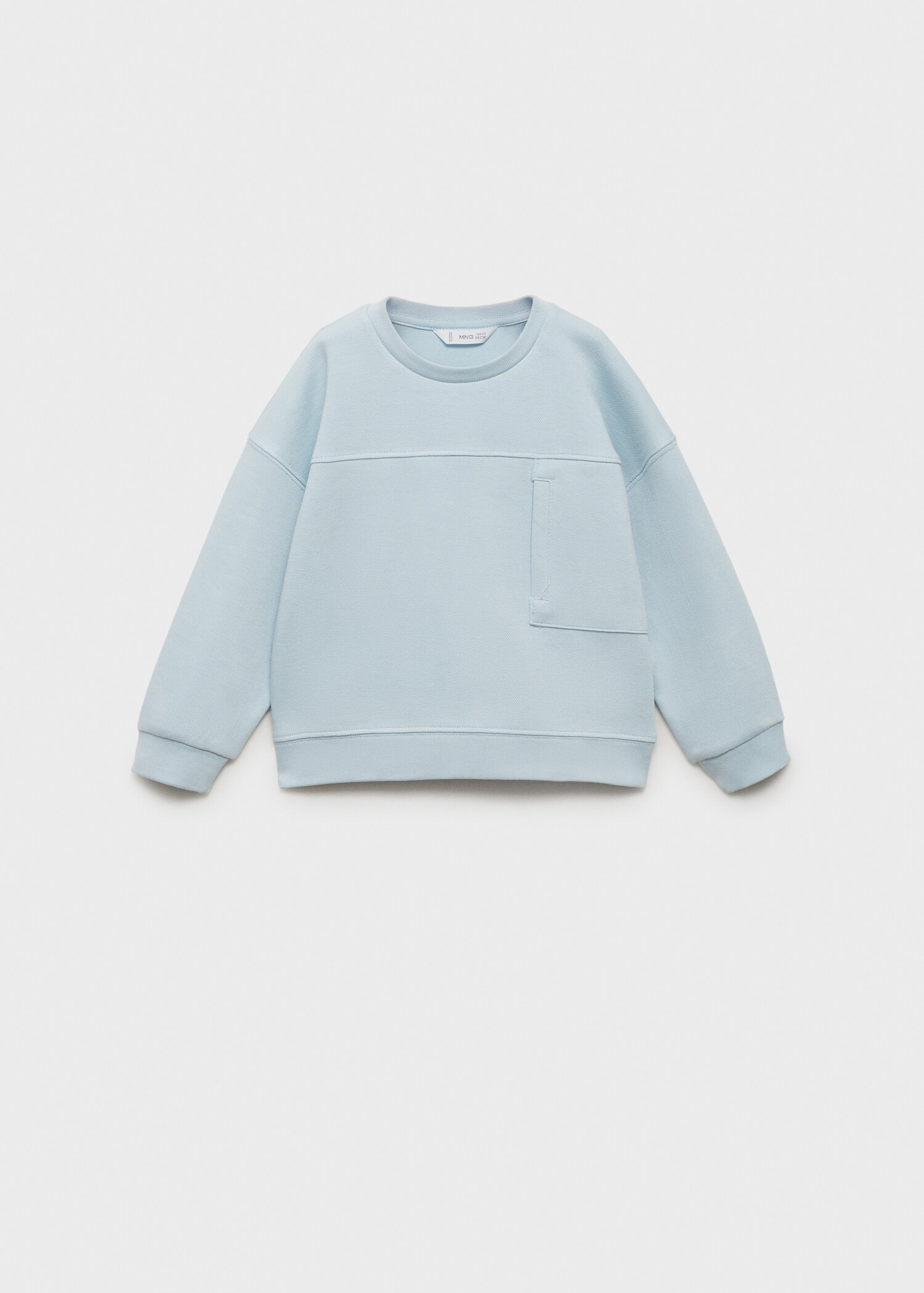 Pocket cotton sweatshirt - Article without model