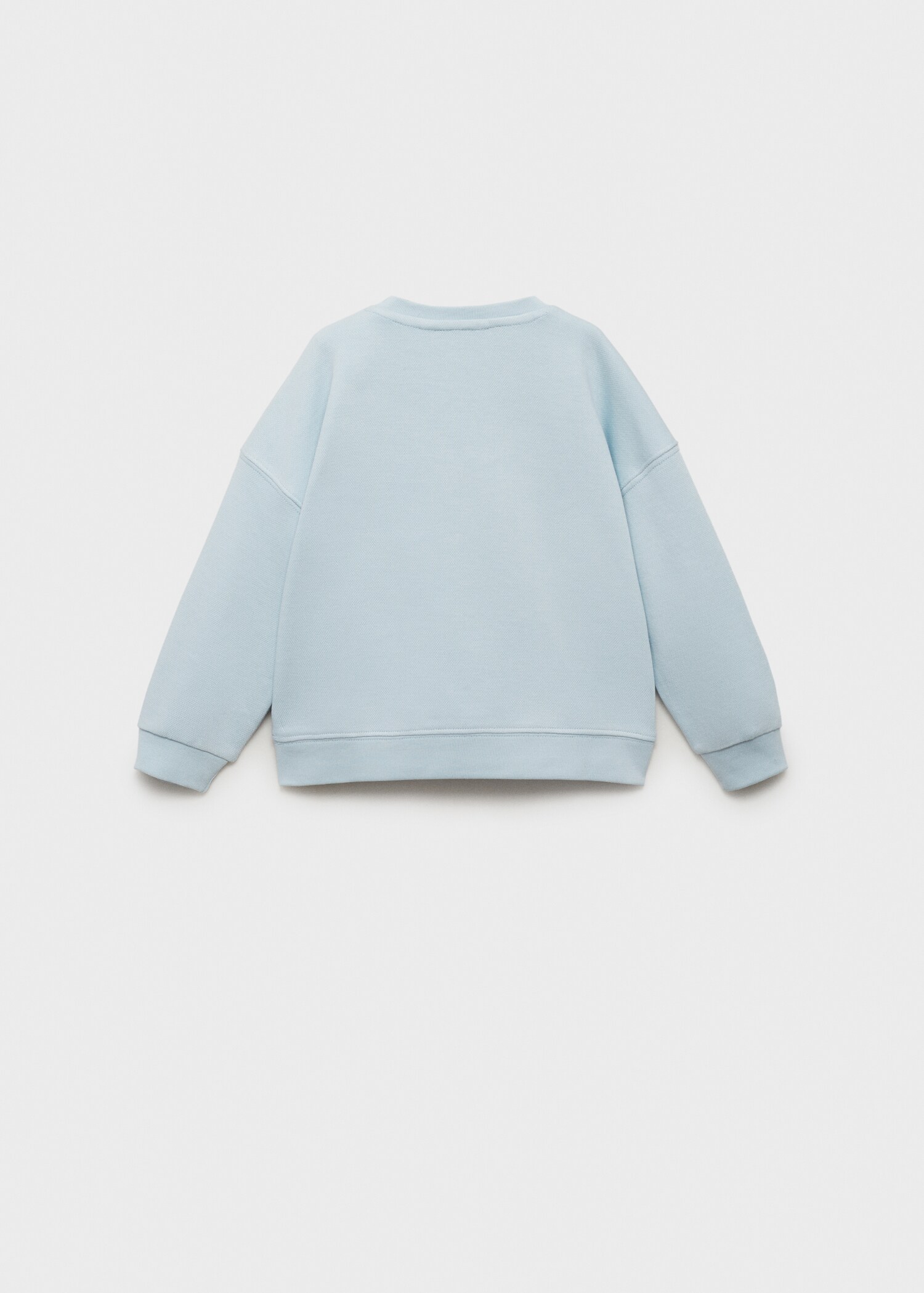 Pocket cotton sweatshirt - Reverse of the article