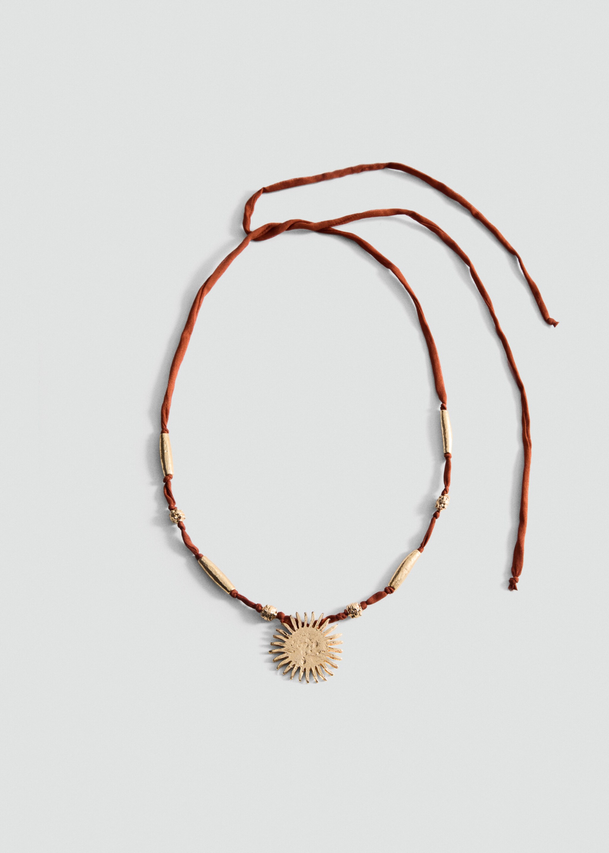 Bead necklace with sun detail - Article without model