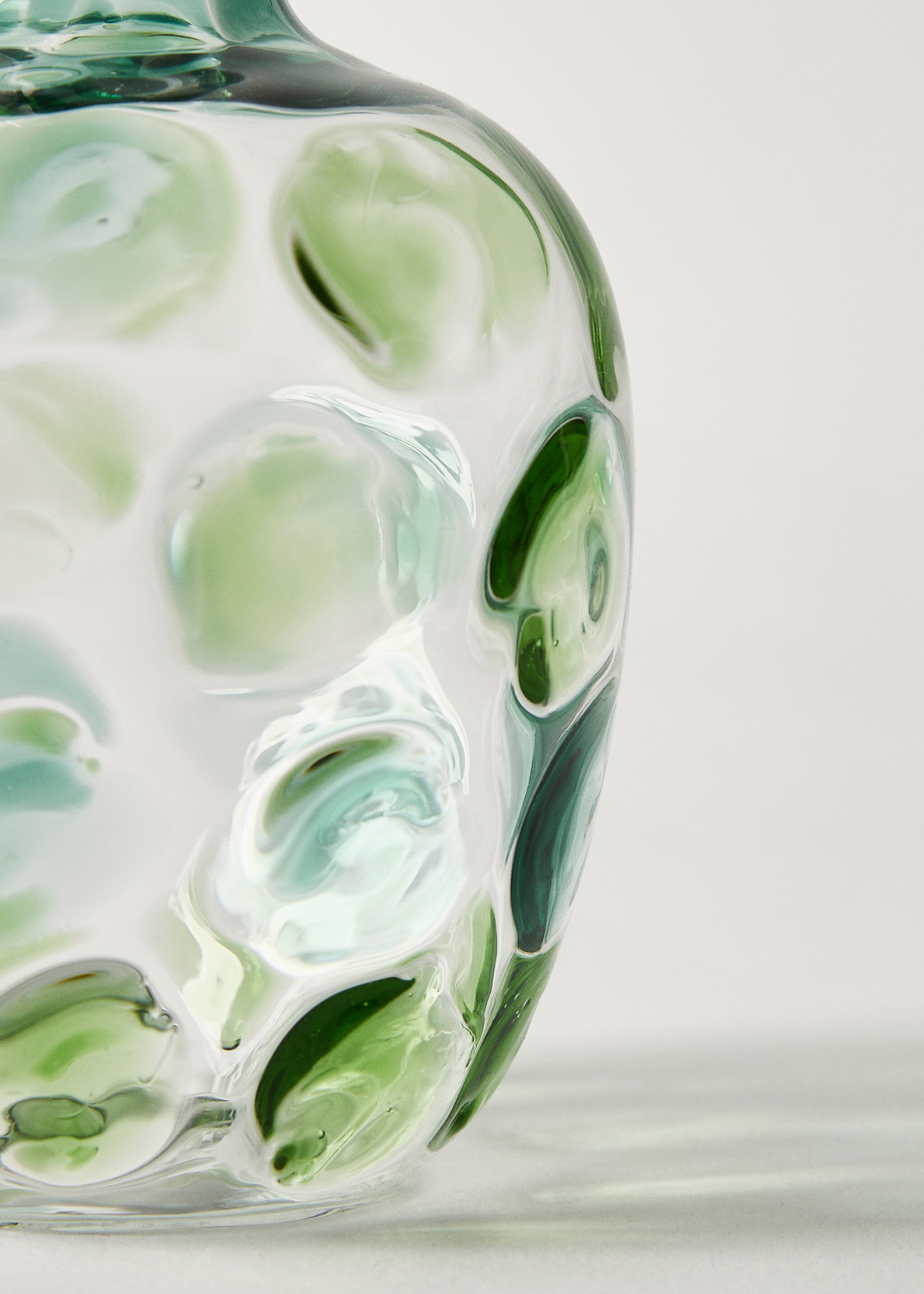 Borosilicate speckled vase - Details of the article 2