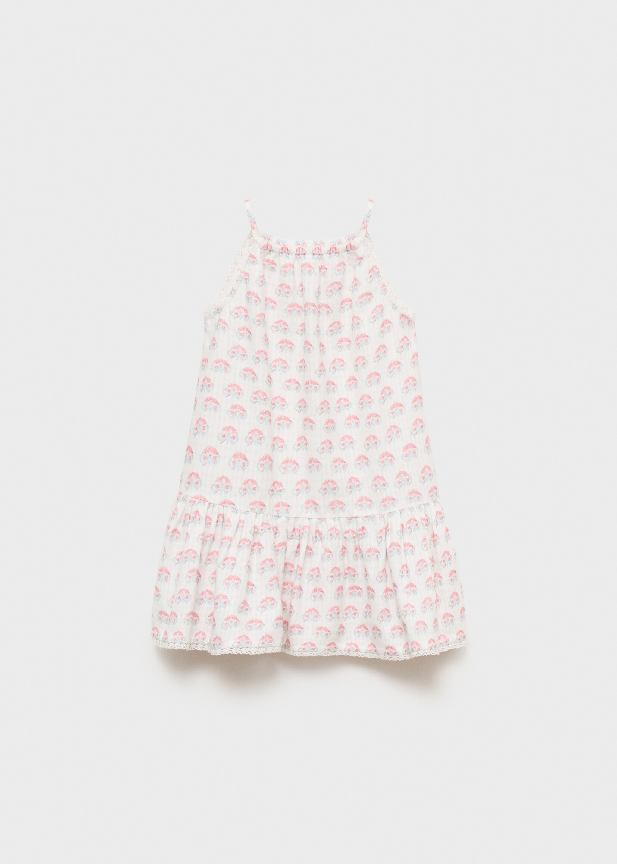 Floral embroidered dress with straps - Article without model