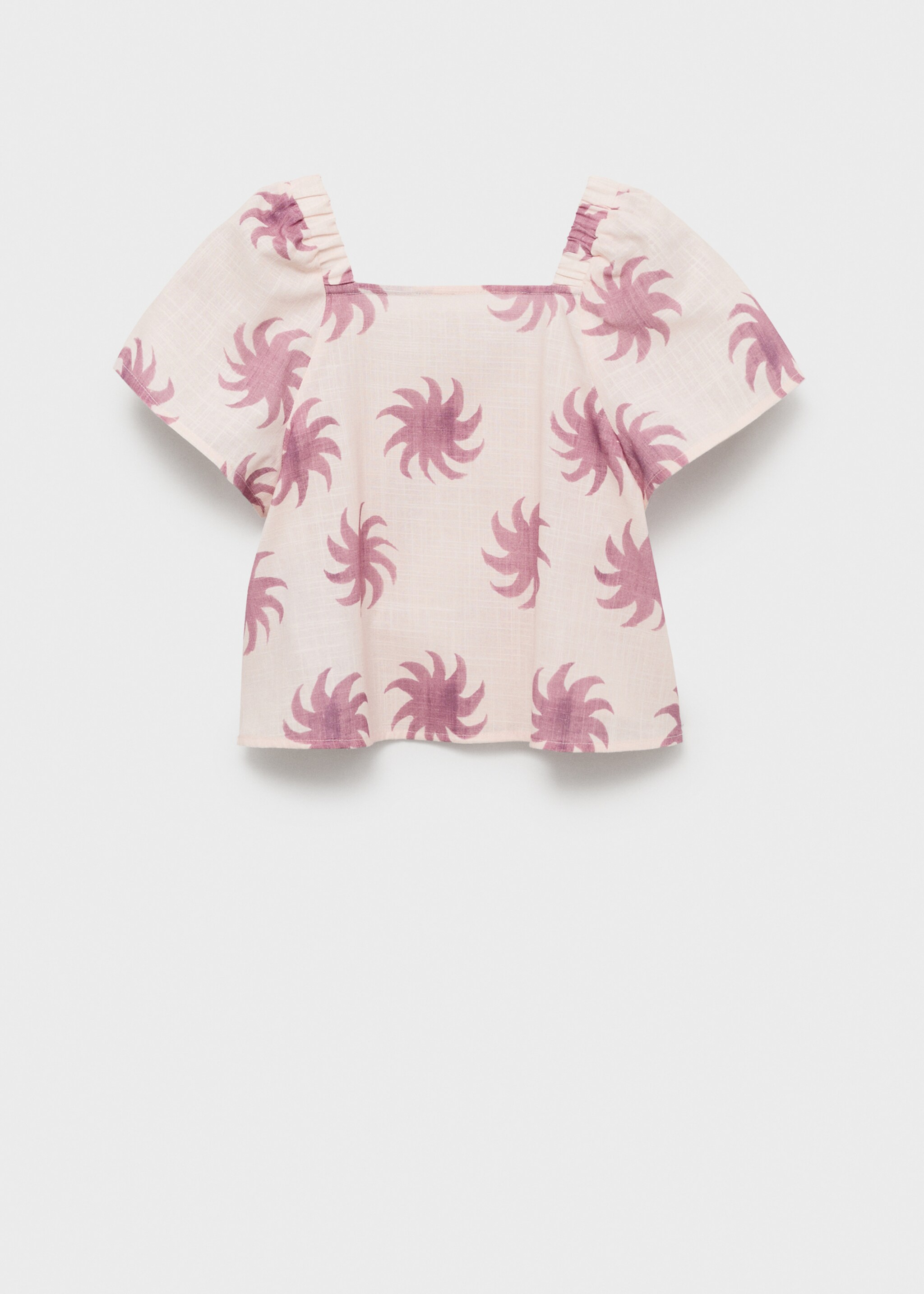 Blusa crop estampada - Artículo sin modelo