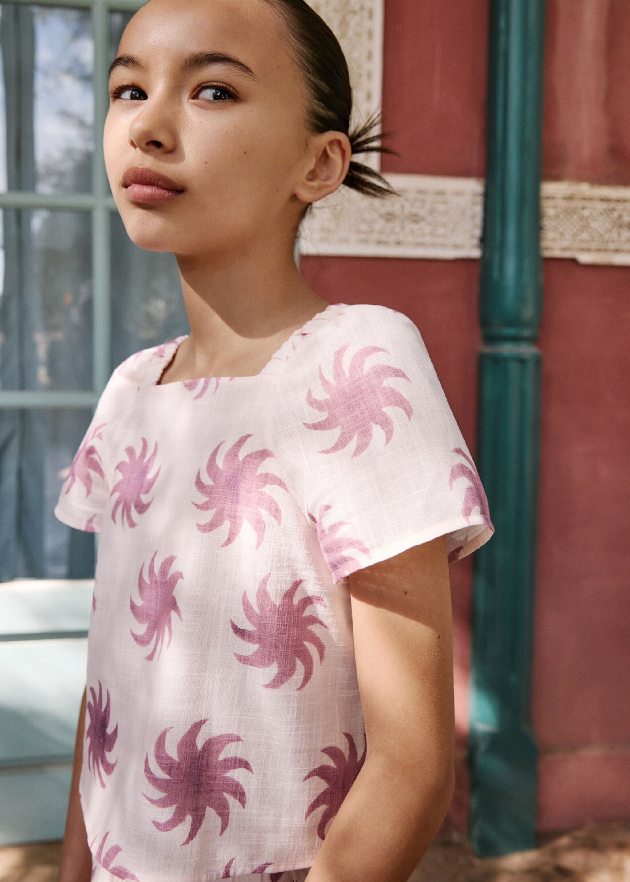 Blusa crop estampada - Detalle del artículo 5
