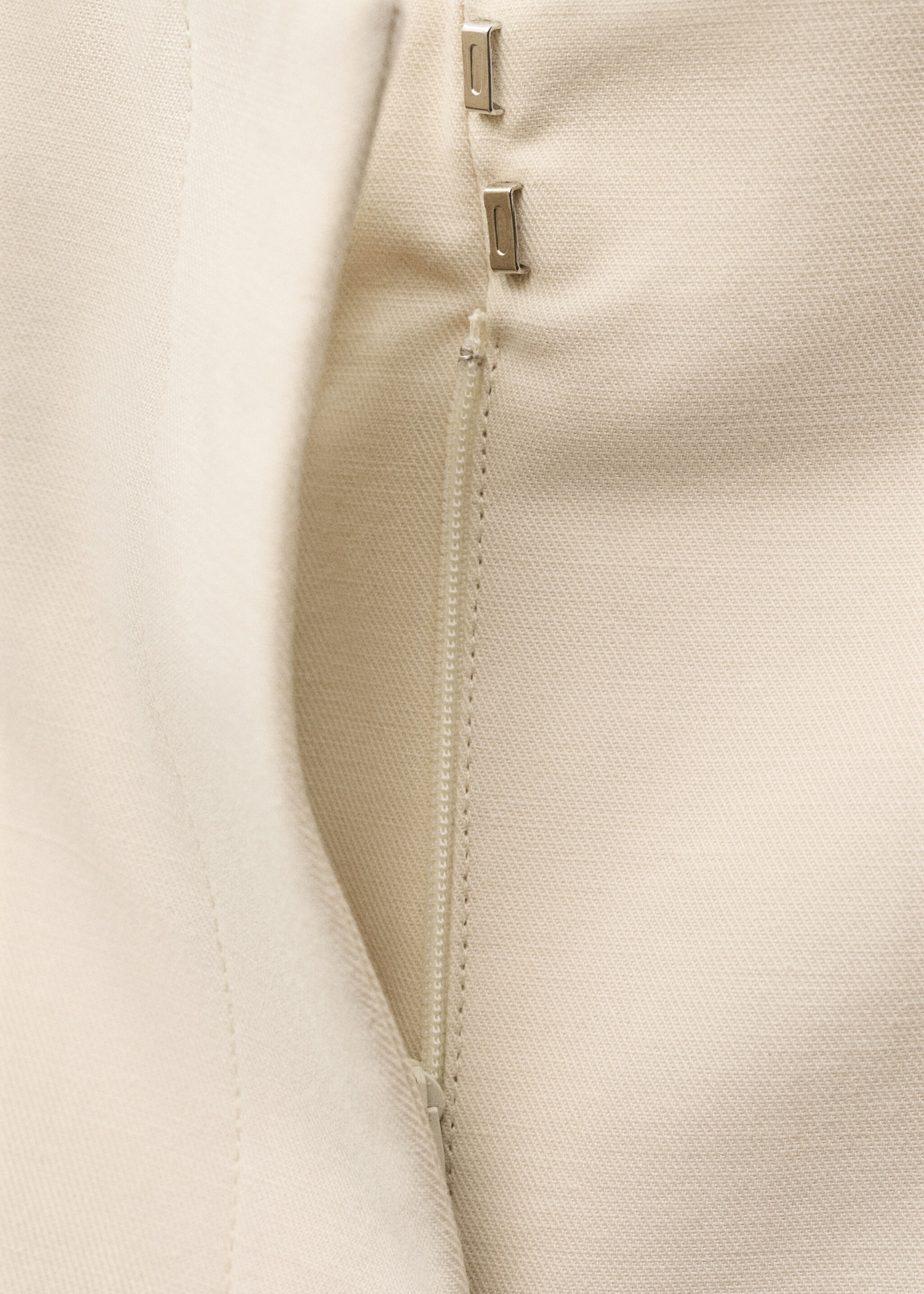 Linen-blend suit bermuda shorts - Details of the article 8