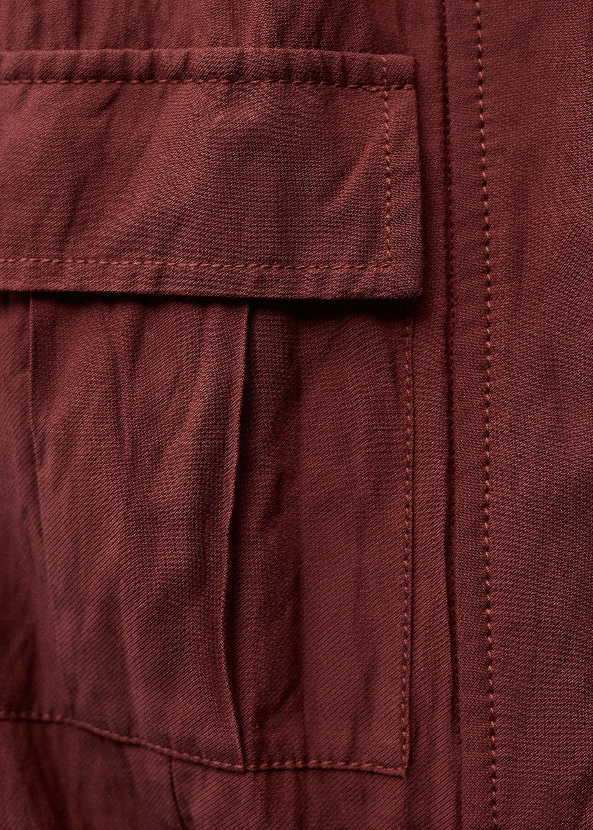 Wrinkled-effect suit vest with pockets - Details of the article 0