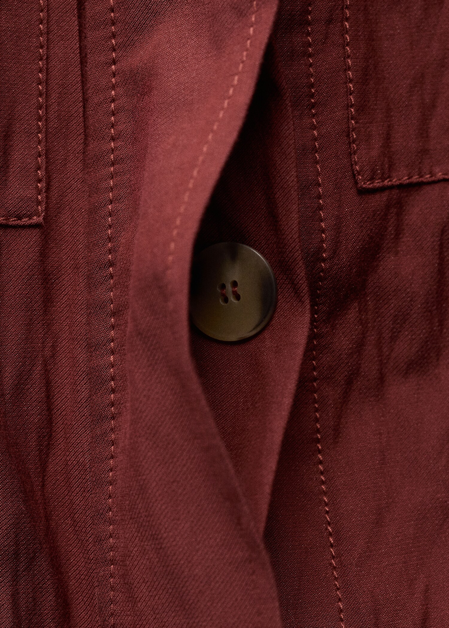 Creased-effect suit waistcoat with pockets - Details of the article 8
