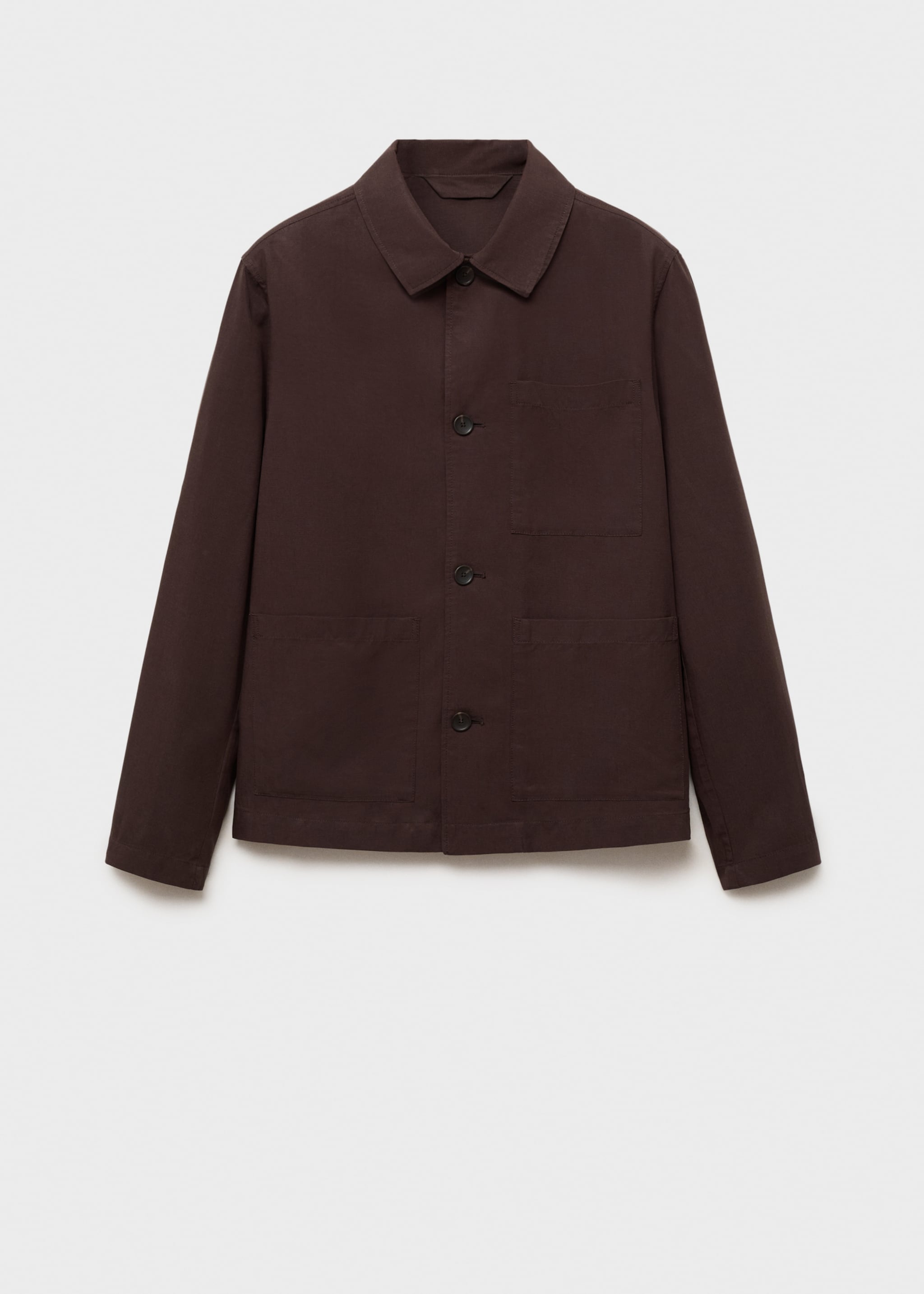 Pocket lyocell overshirt - Article without model