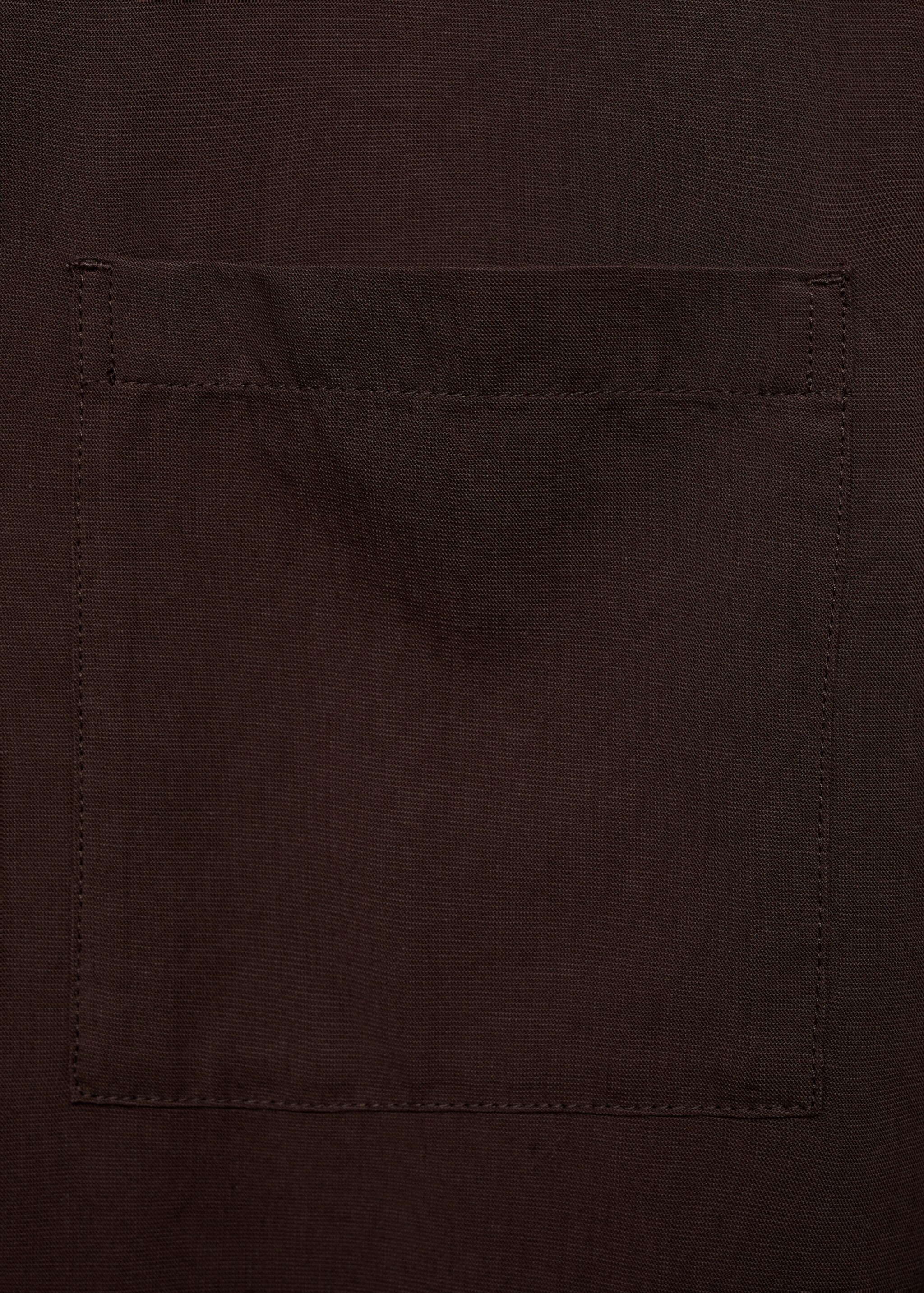 Pocket lyocell overshirt - Details of the article 0