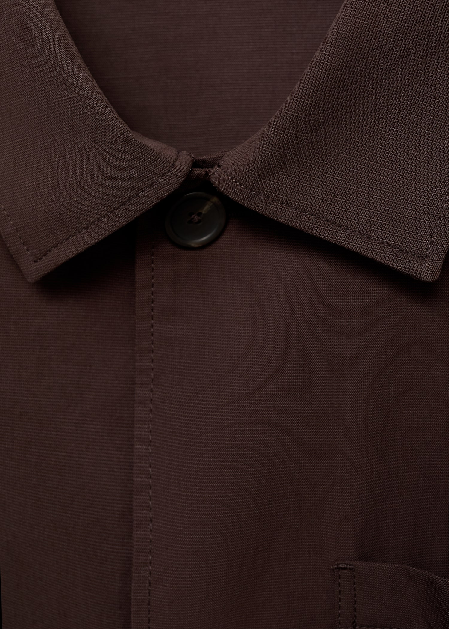 Pocket lyocell overshirt - Details of the article 8