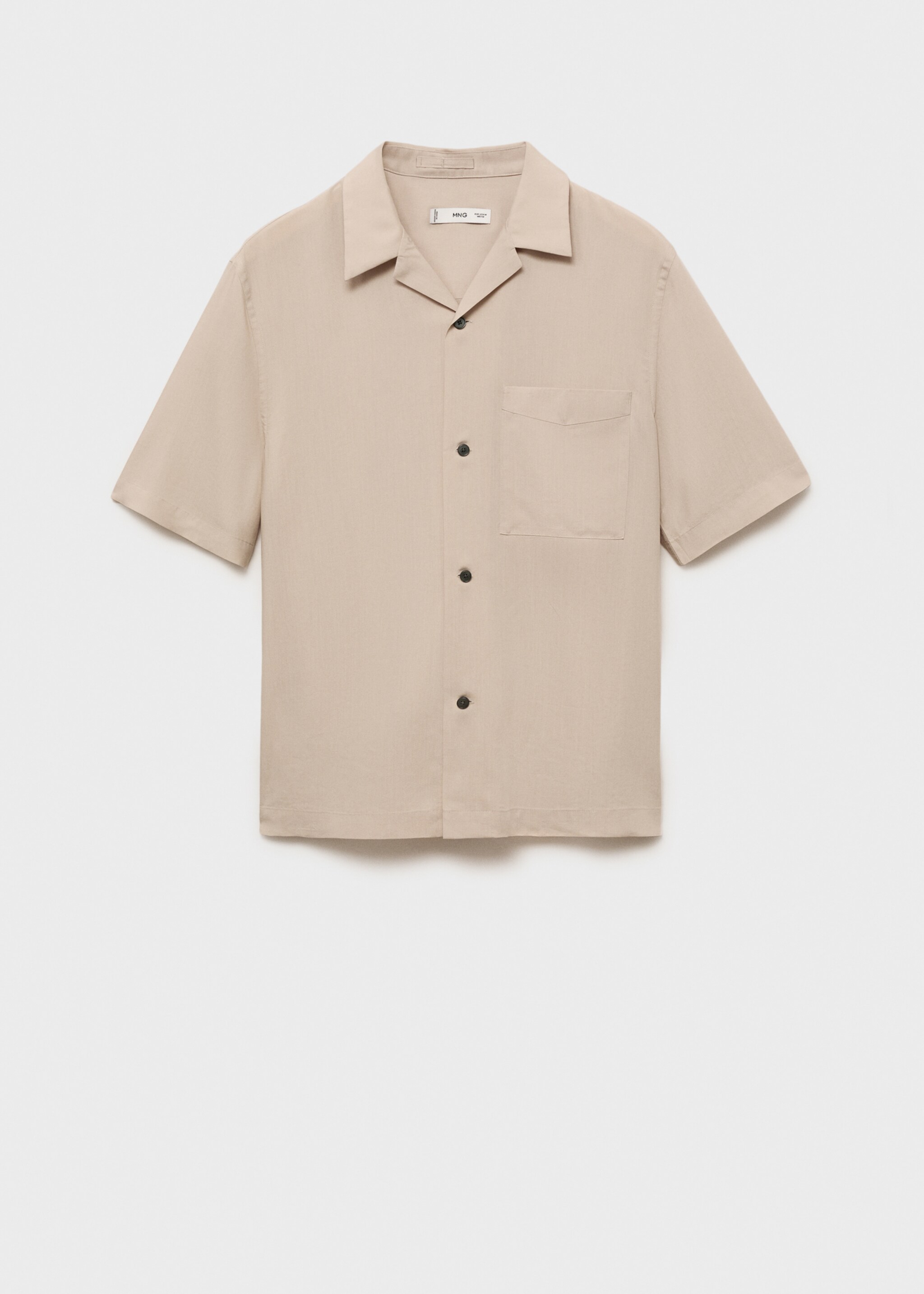 Lyocell shirt with pocket - Article without model