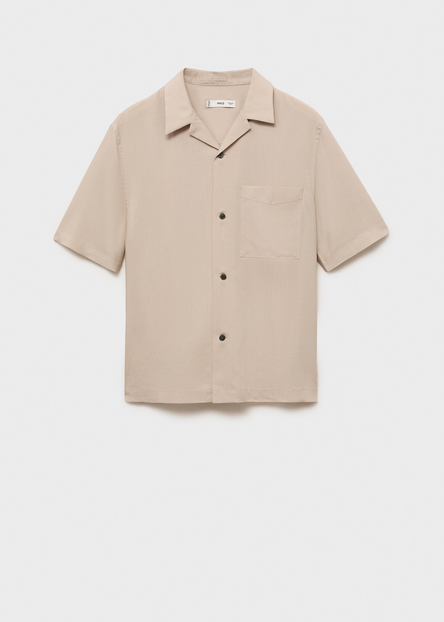Lyocell shirt with pocket - Article without model