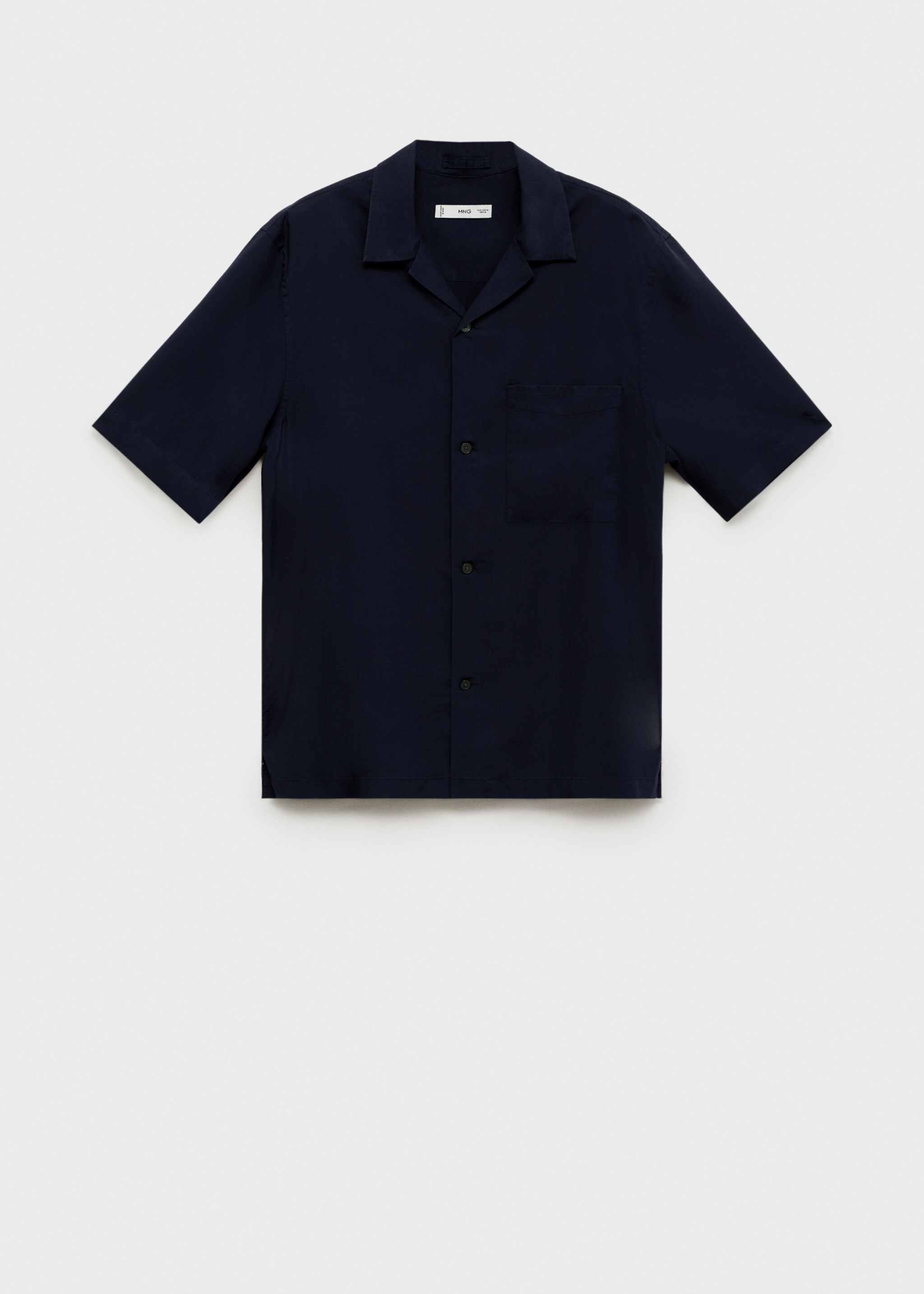 Lyocell shirt with pocket - Article without model