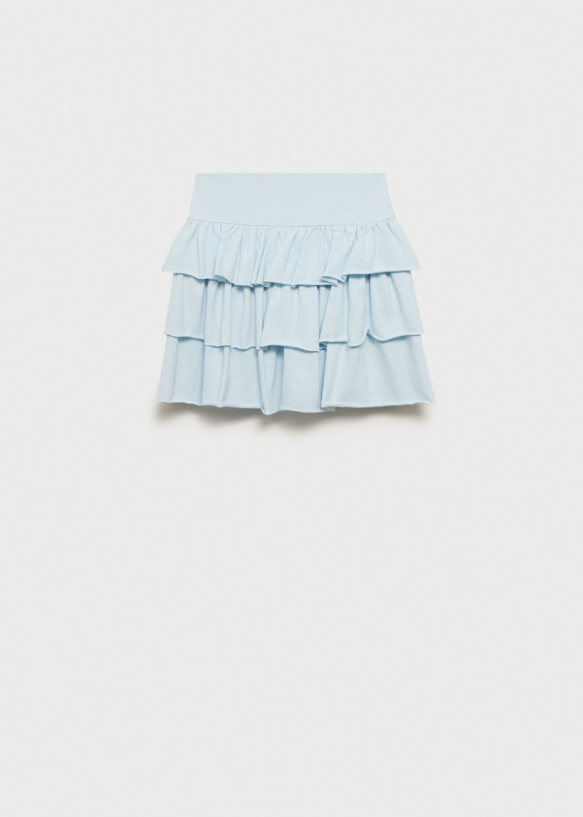 Ruffled trouser skirt - Reverse of the article