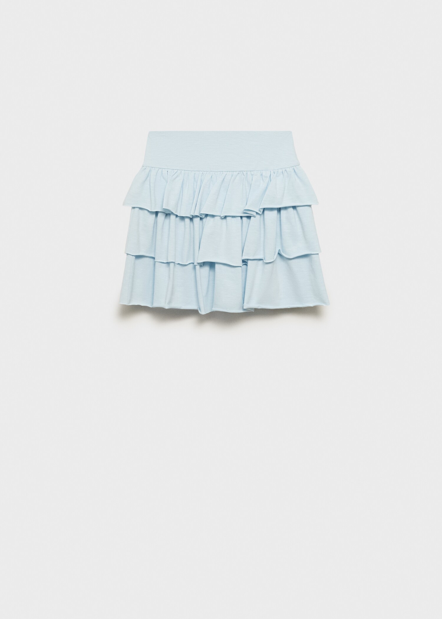 Ruffled trouser skirt - Reverse of the article