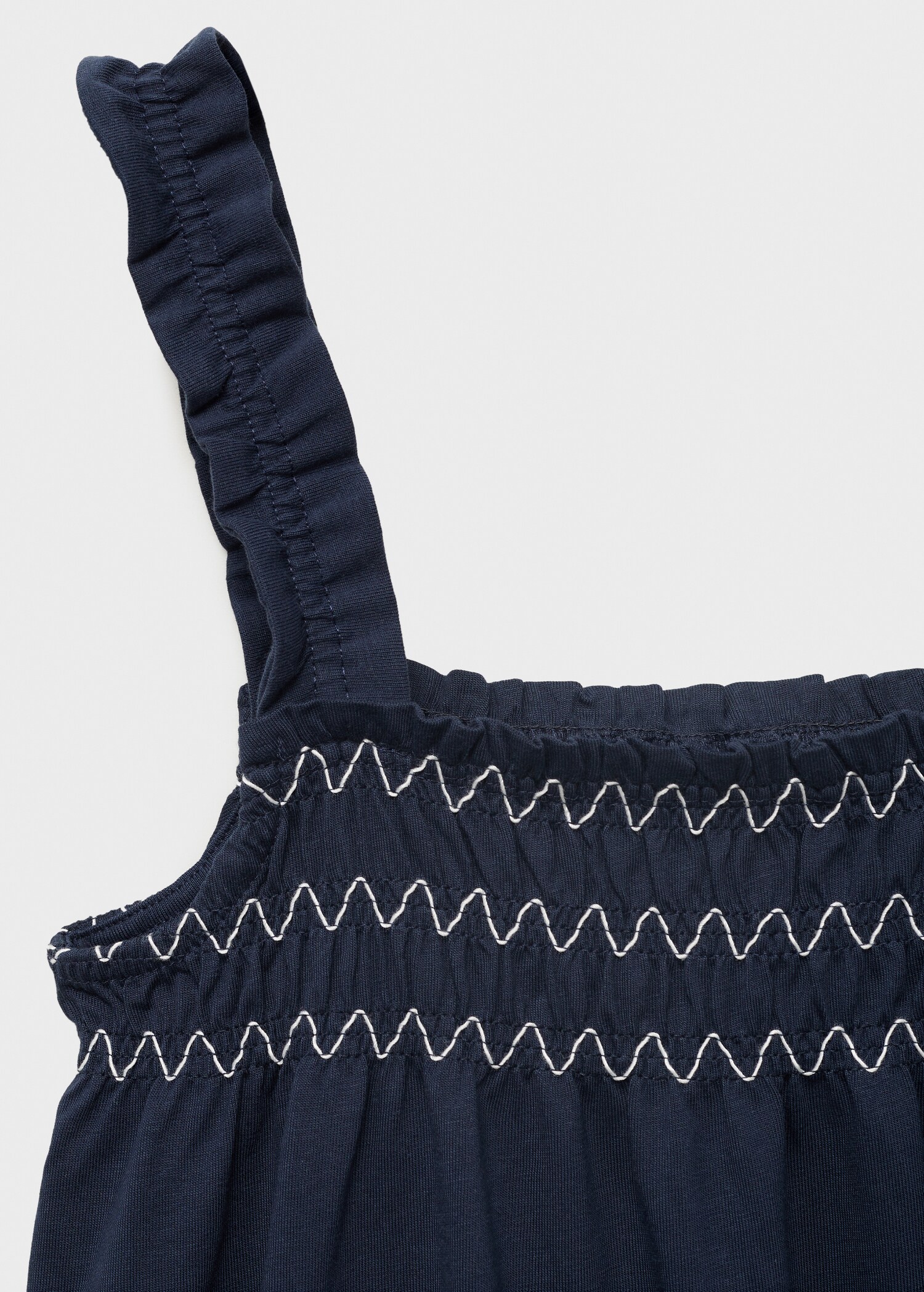 Embroidered flounce dress - Details of the article 8