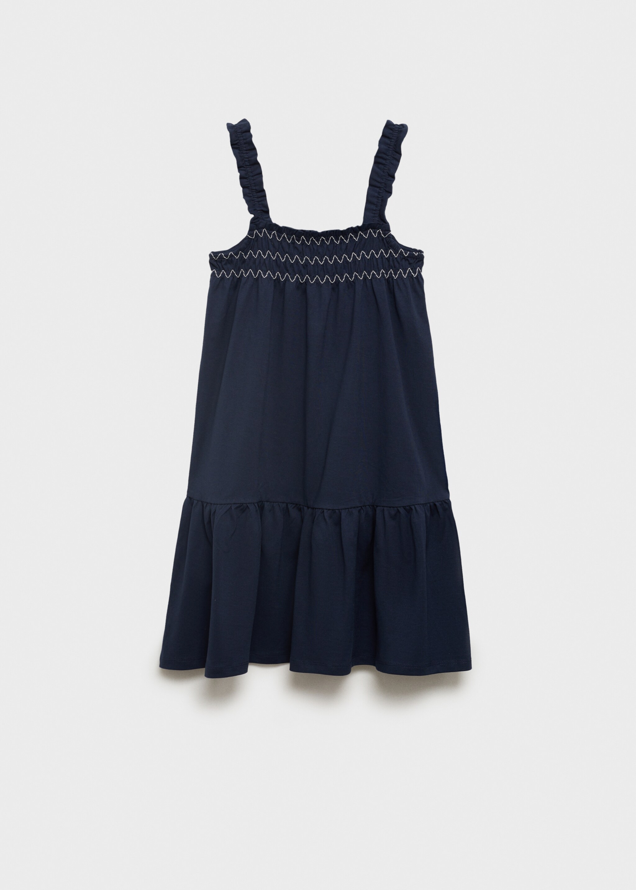 Embroidered flounce dress - Reverse of the article