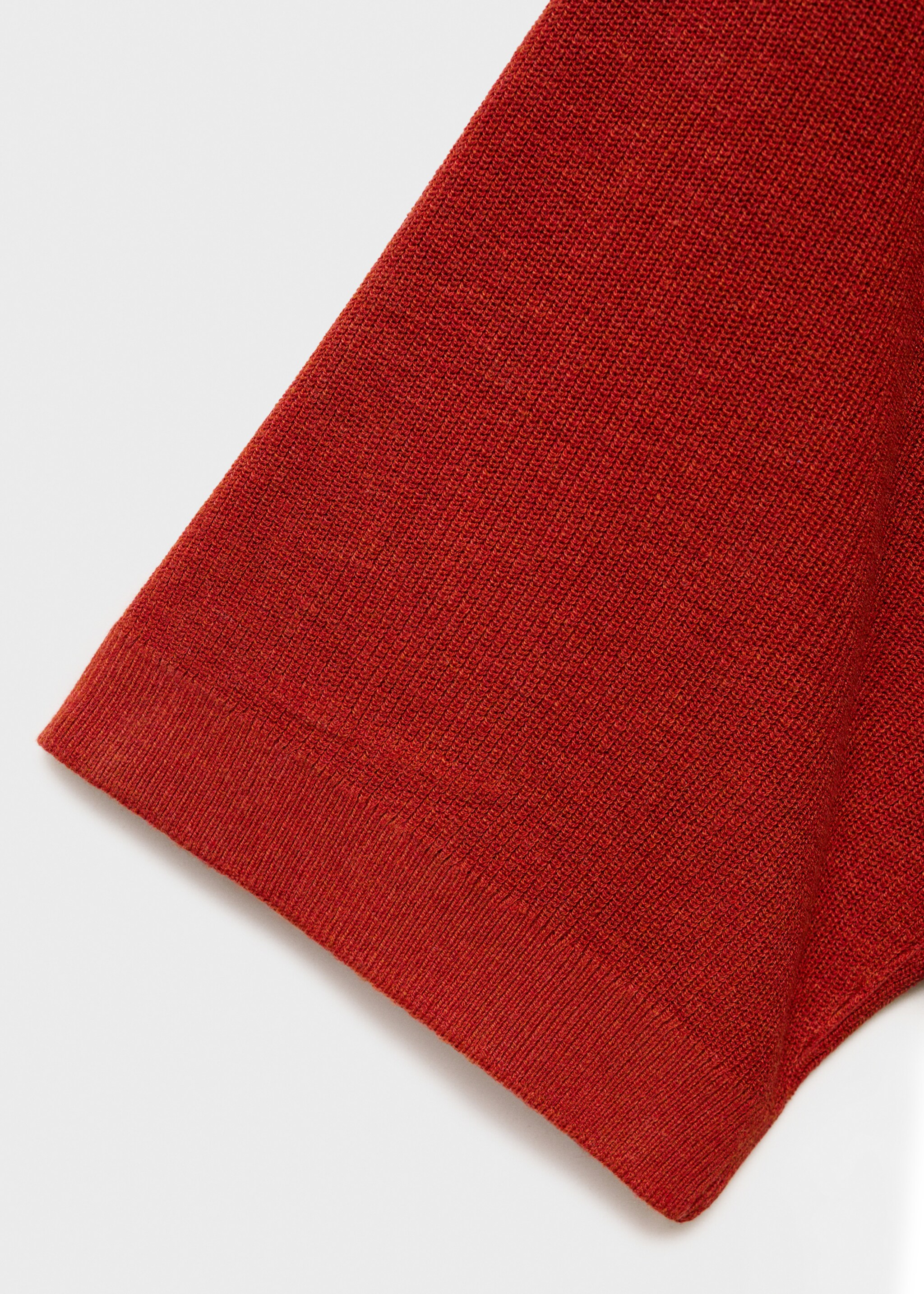 Structured knitted polo shirt - Details of the article 0