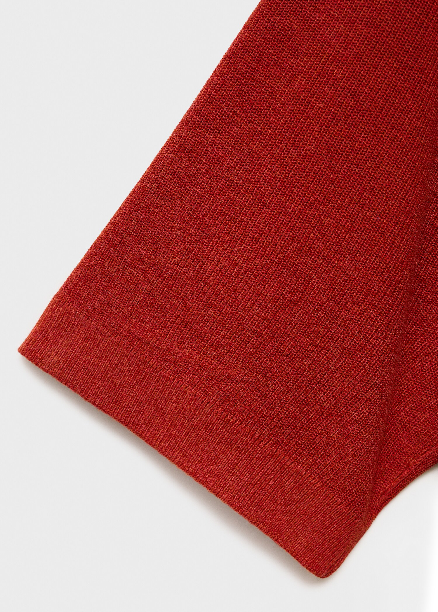 Structured knitted polo shirt - Details of the article 0