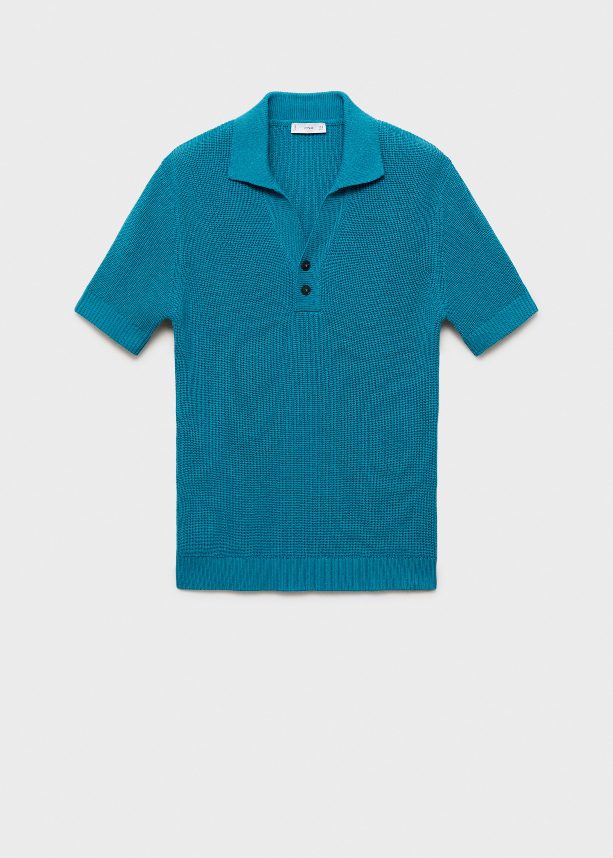 Pearl-knit polo shirt - Article without model