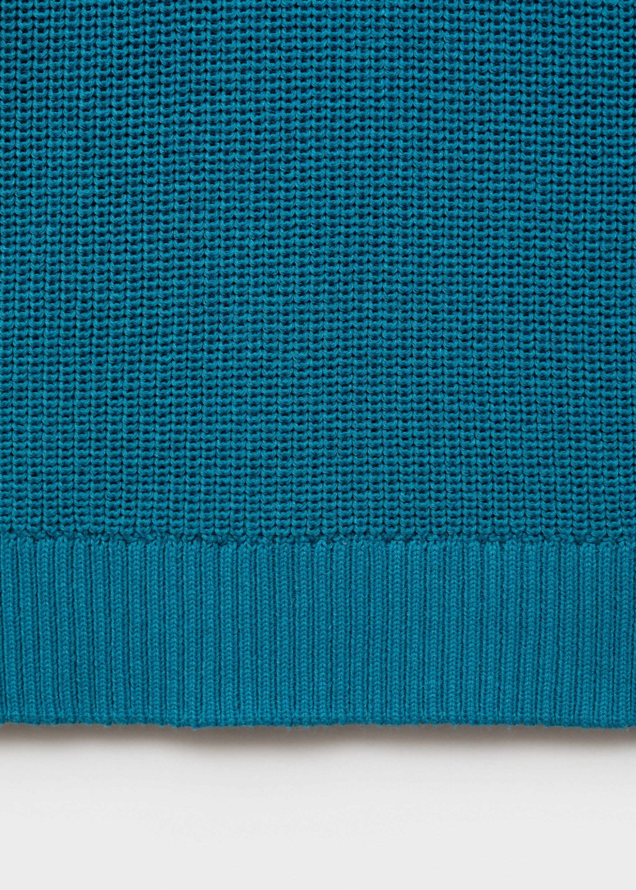 Pearl-knit polo shirt - Details of the article 0
