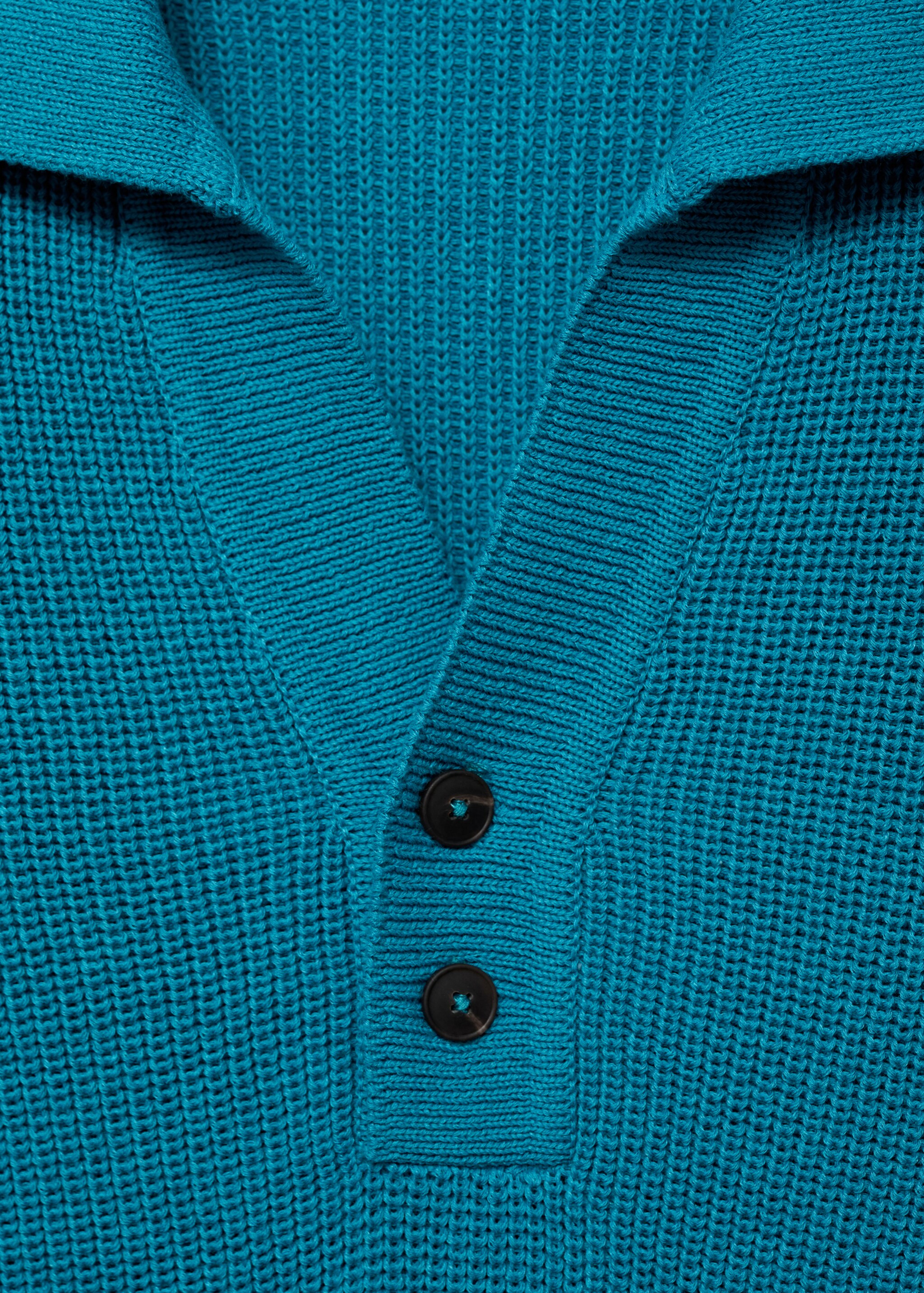 Pearl-knit polo shirt - Details of the article 8