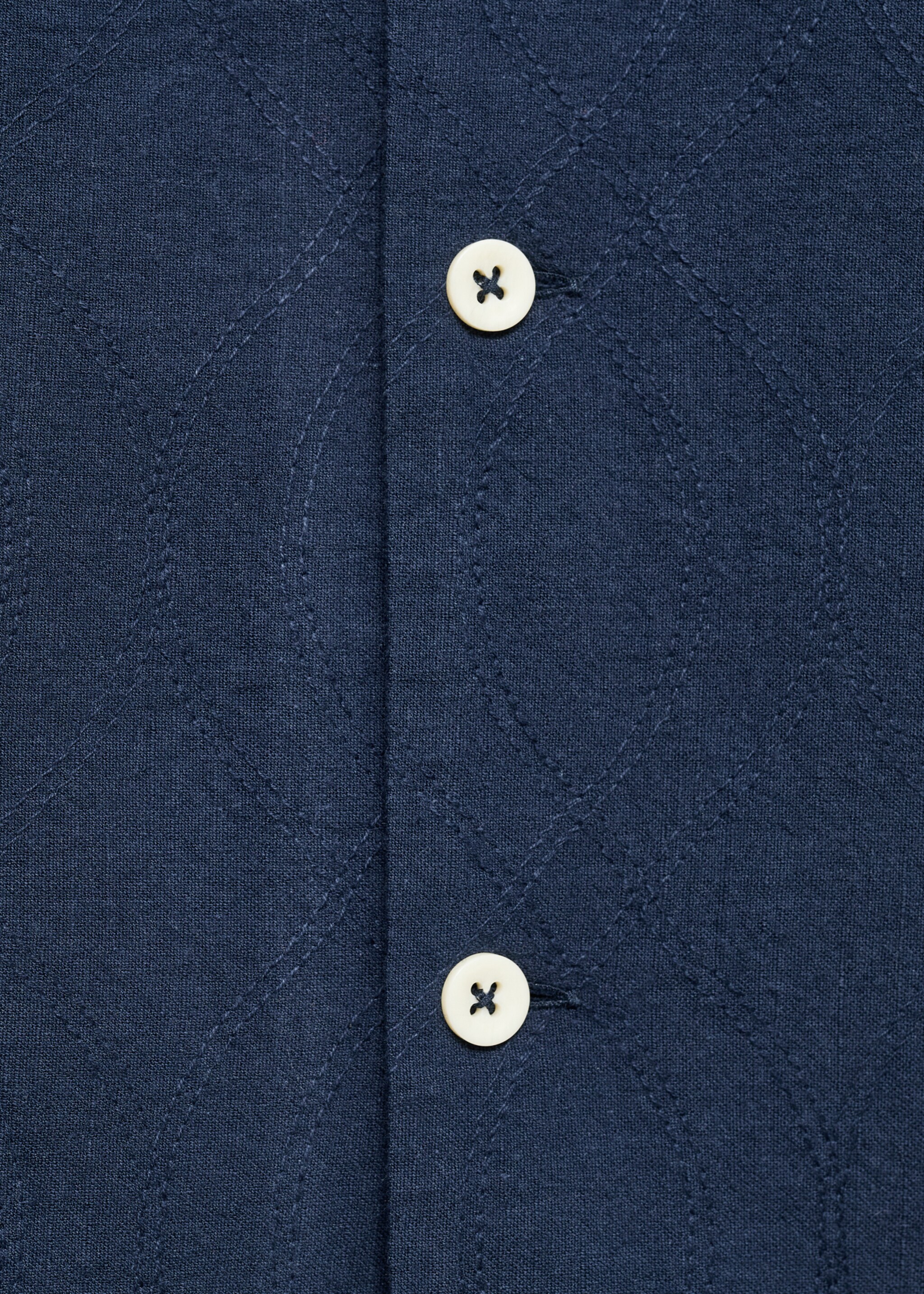 Chemise col bowling broderies - Détail de l'article 0