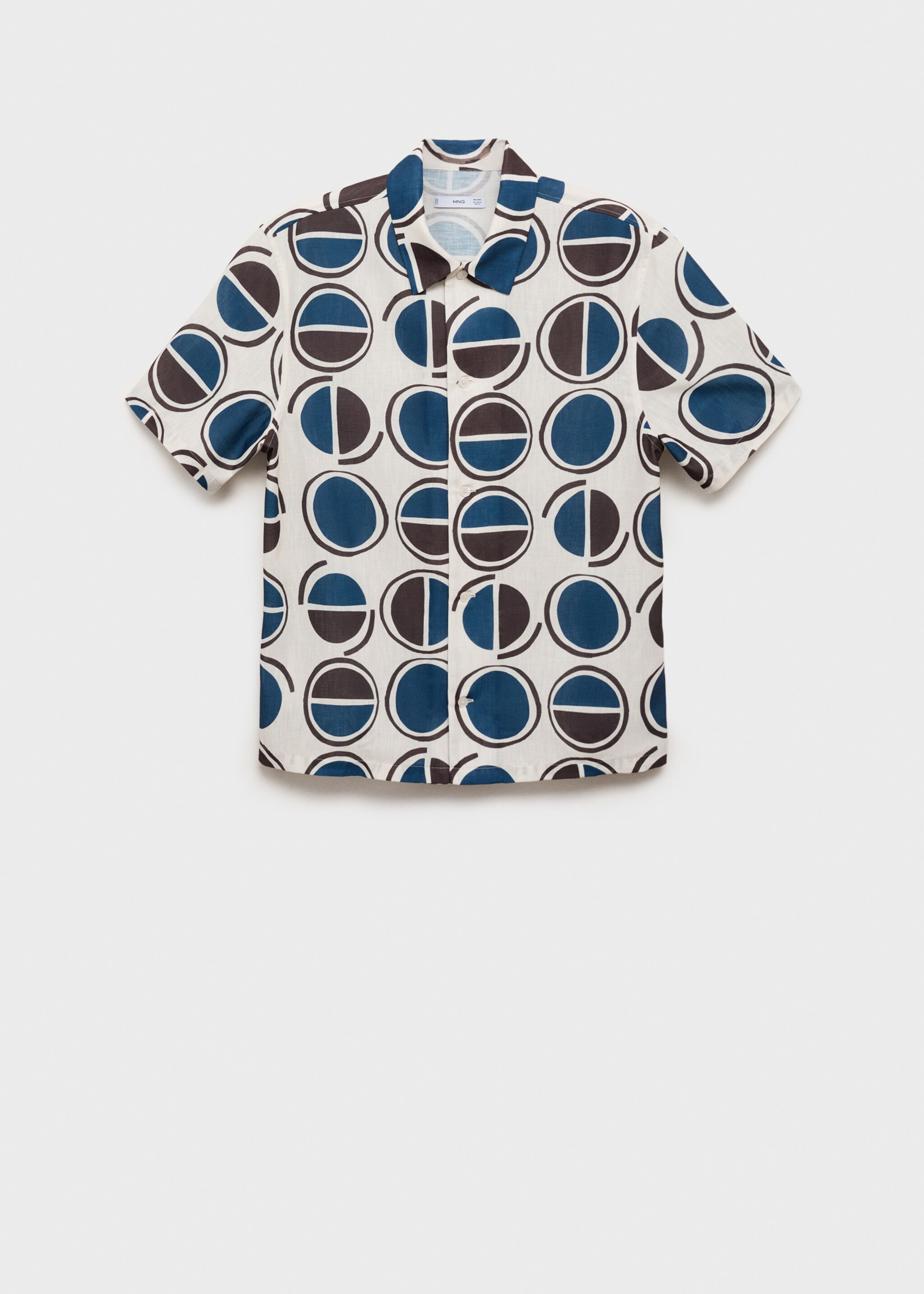 Printed short-sleeved shirt - Article without model