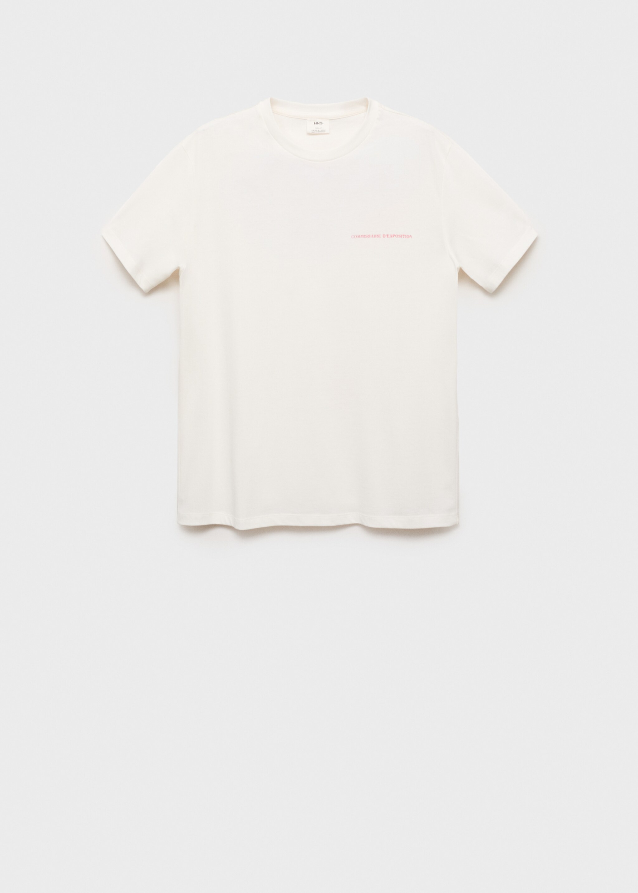 T-shirt med meddelande - Artikel utan modell