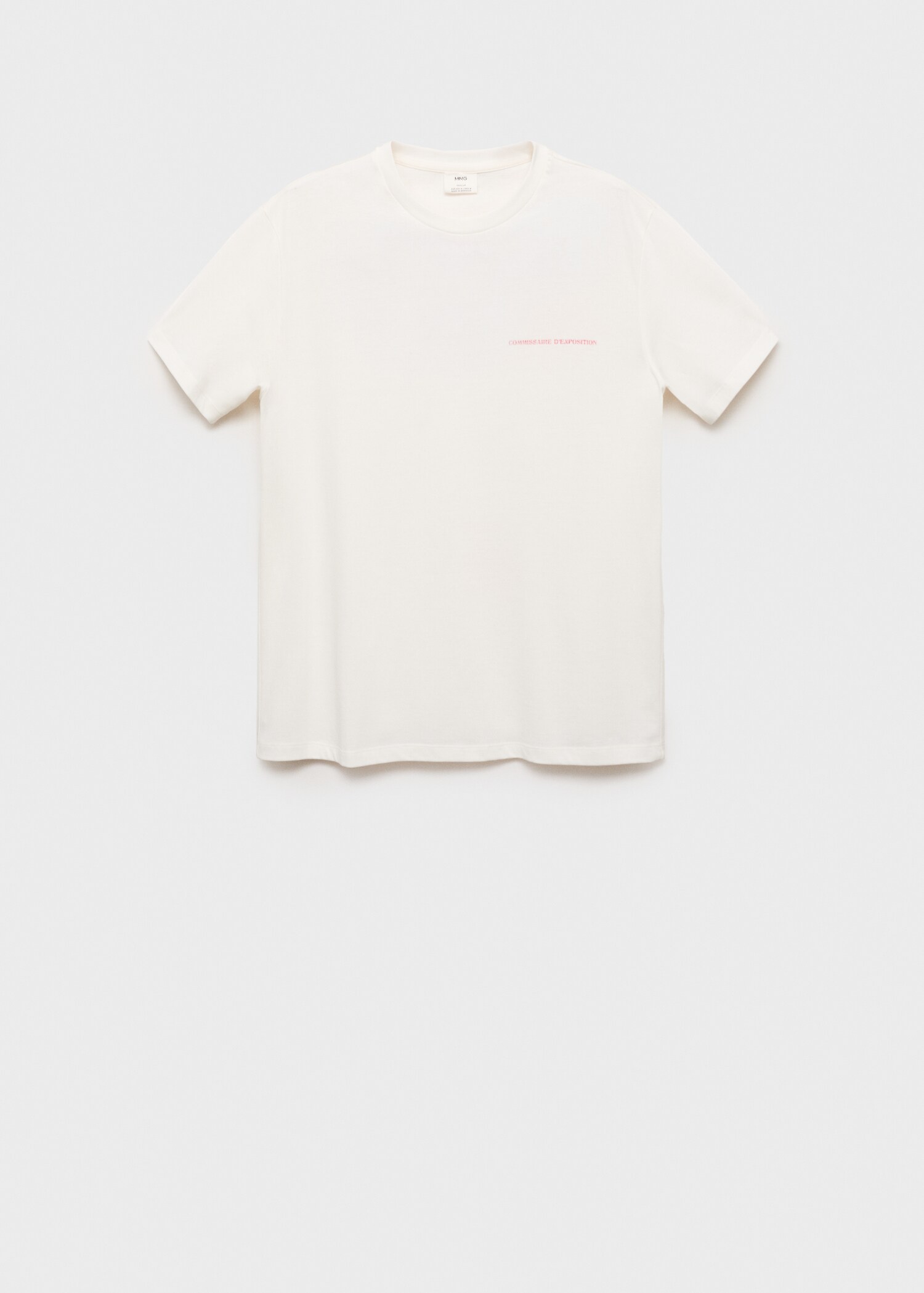 Message cotton T-shirt - Article without model