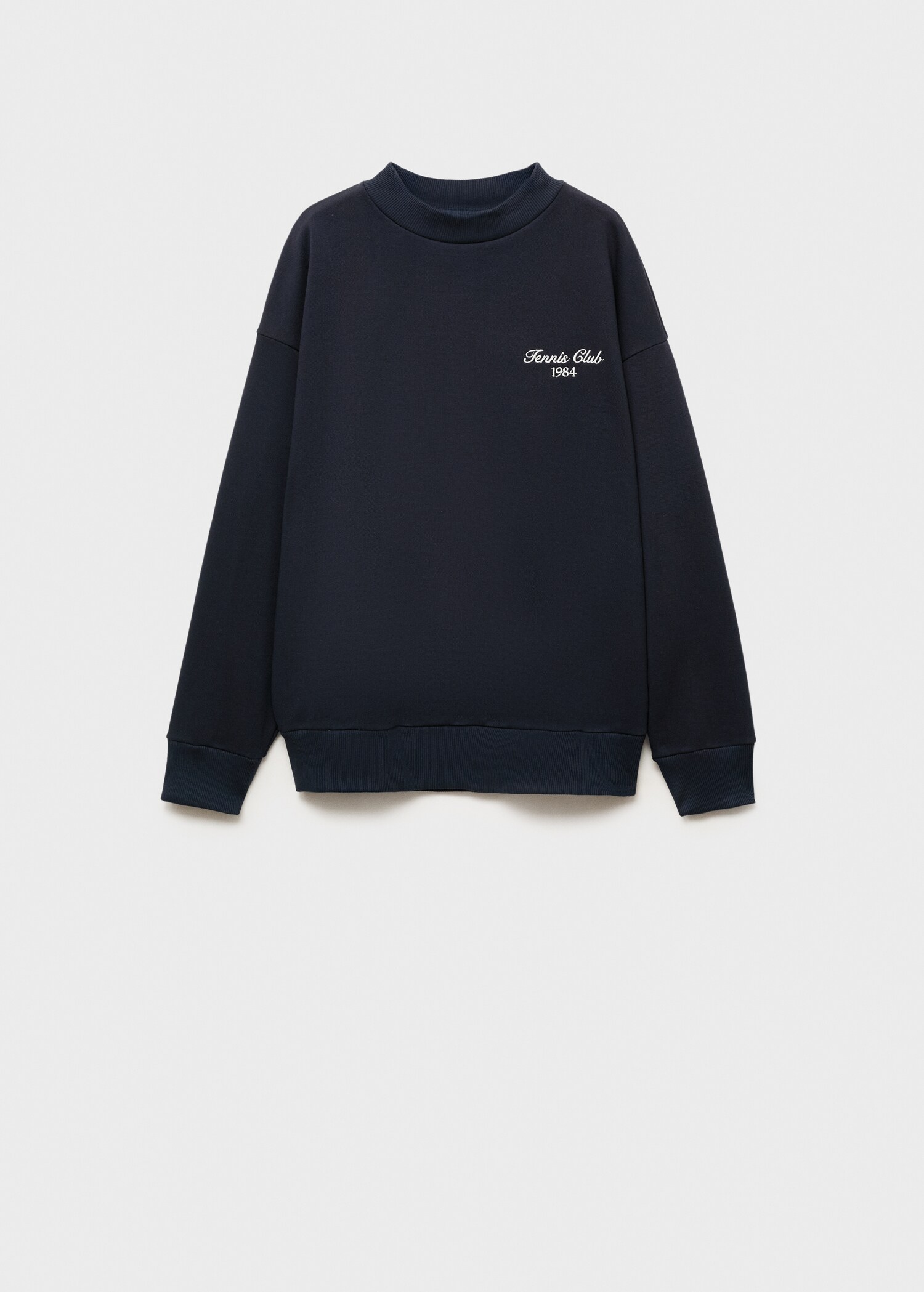 Sudadera oversize mensaje estampado - Artículo sin modelo