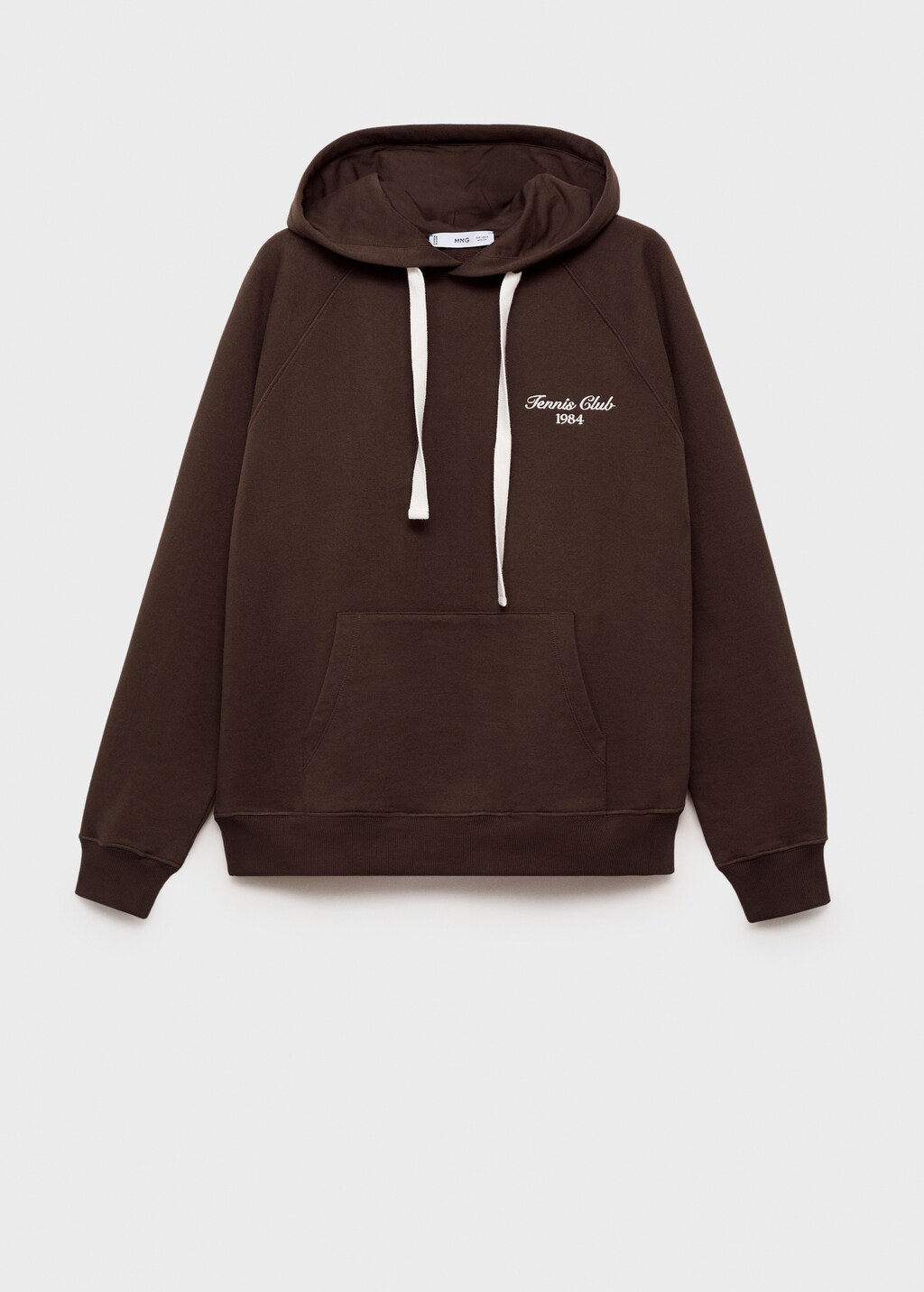 Hooded sweatshirt with printed message | MANGO Papua New Guinea