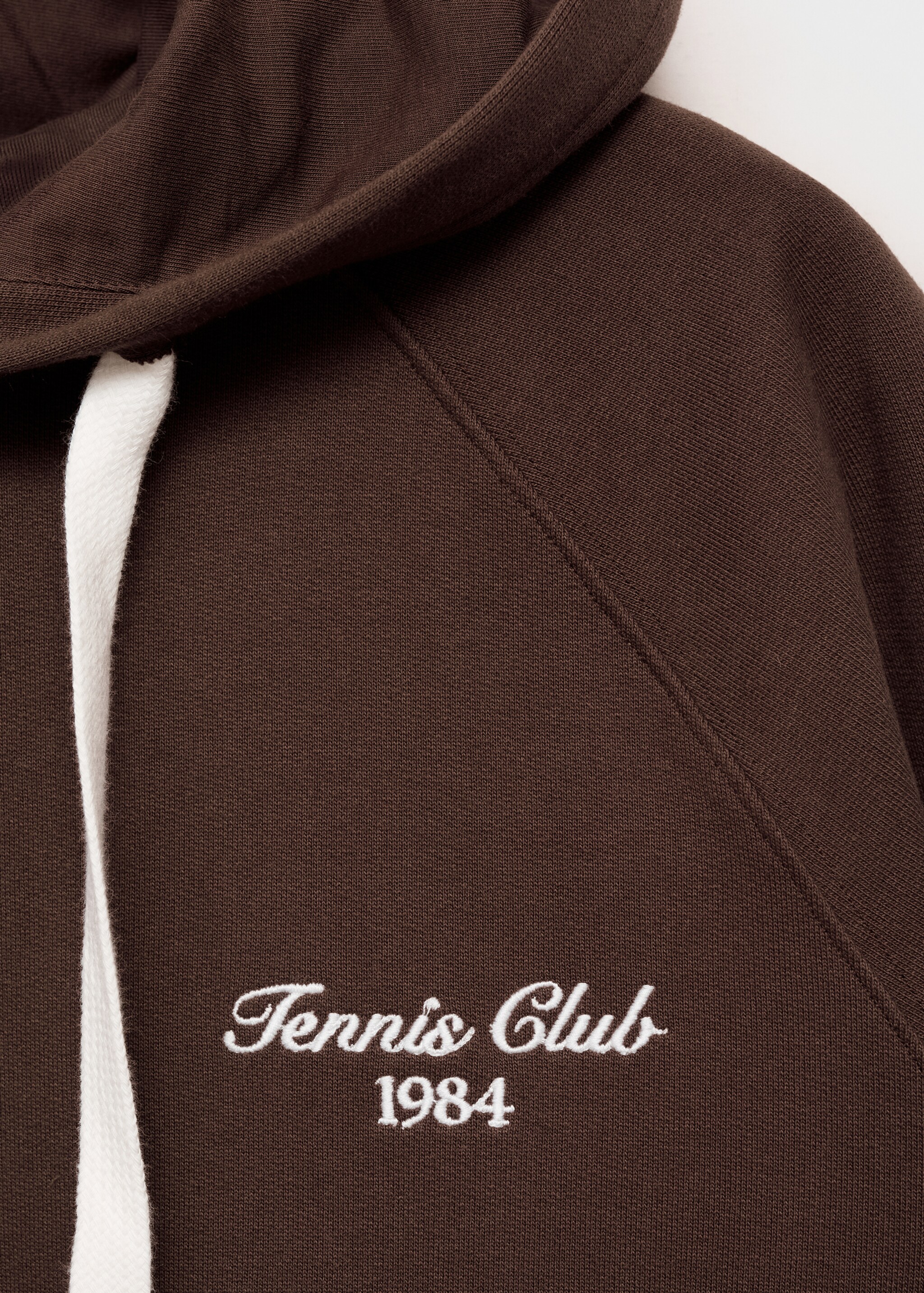 Hooded sweatshirt with printed message - Details of the article 8