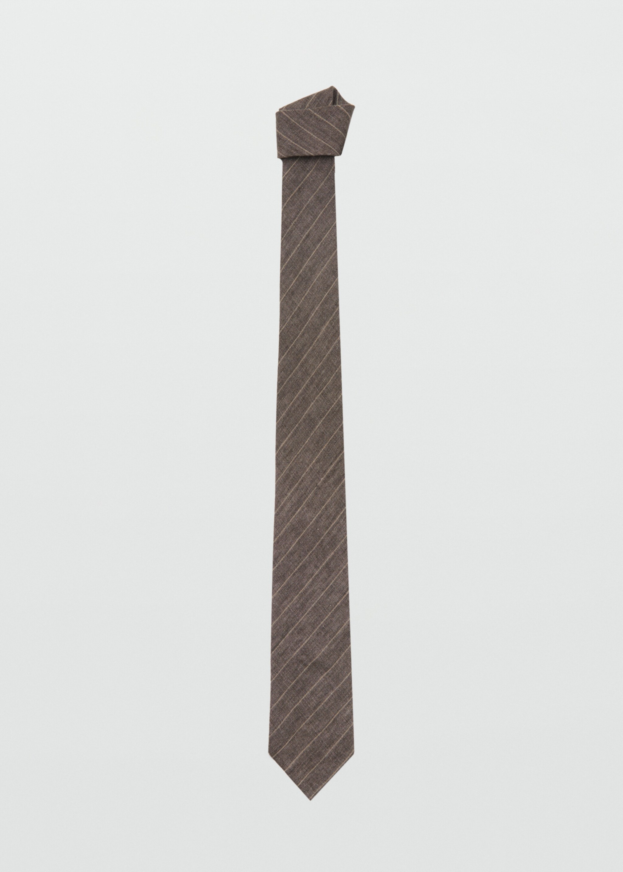 100% linen tie with pinstripe - Article without model