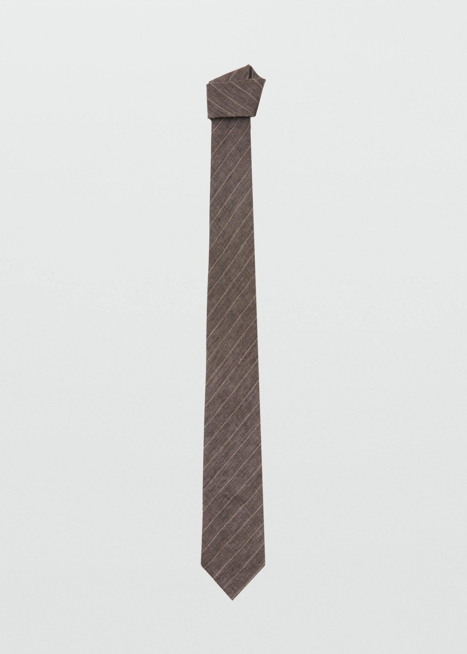 100% linen tie with pinstripe - Article without model