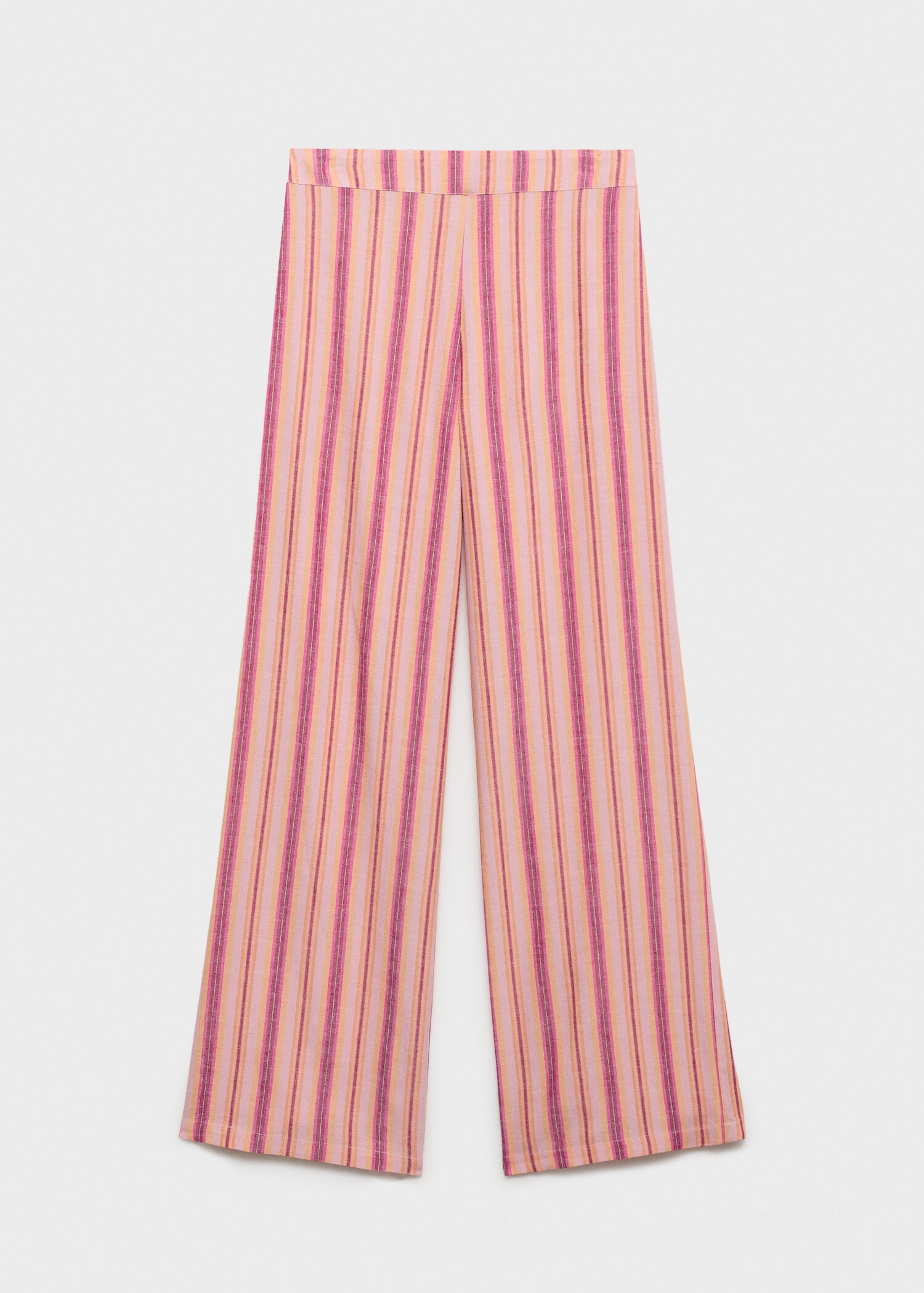 Stripe-print straight trousers - Article without model